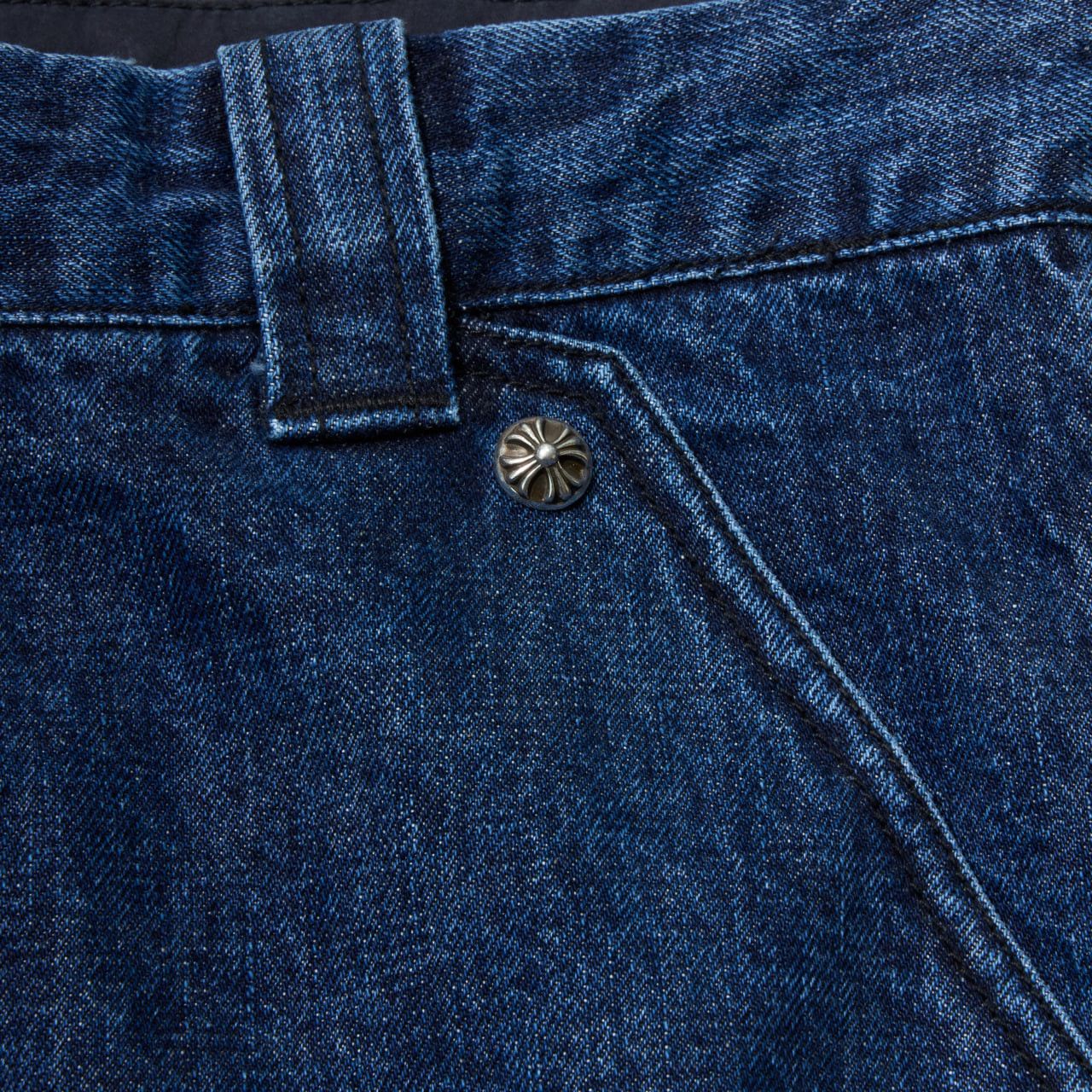 Chrome Hearts CHROME HEARTS Carpenter Indigo Shorts Denim Size US 34 / EU 50 - 5 Thumbnail