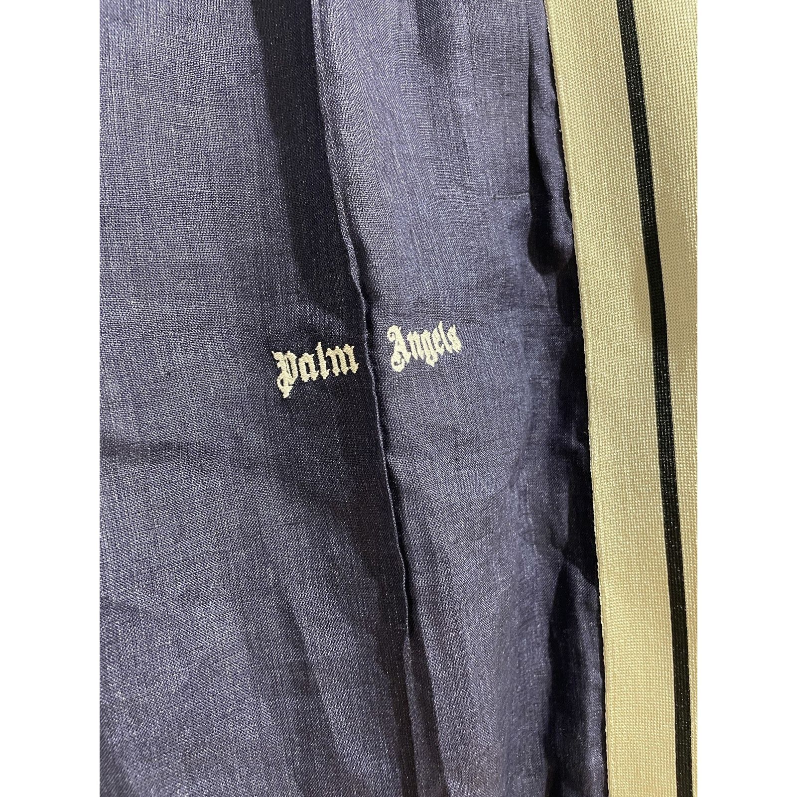 Palm Angels PALM ANGELS LINEN PURPLE TRACK PANT SIZE SMALL NEW Size US 30 / EU 46 - 2 Thumbnail
