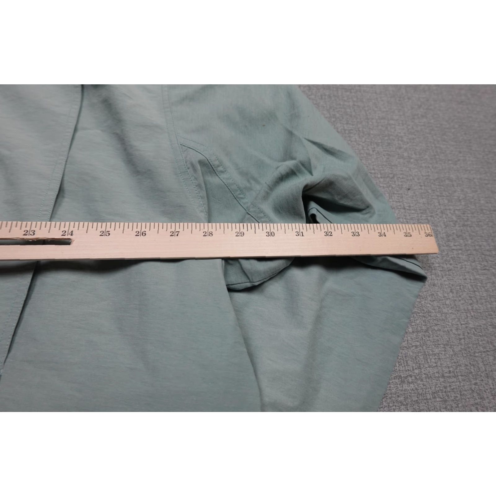 Orvis VINTAGE Orvis Fishing Shirt Mens 2XL Green Nylon Button Up Long Sleeve Vented Size US XXL / EU 58 / 5 - 7 Thumbnail