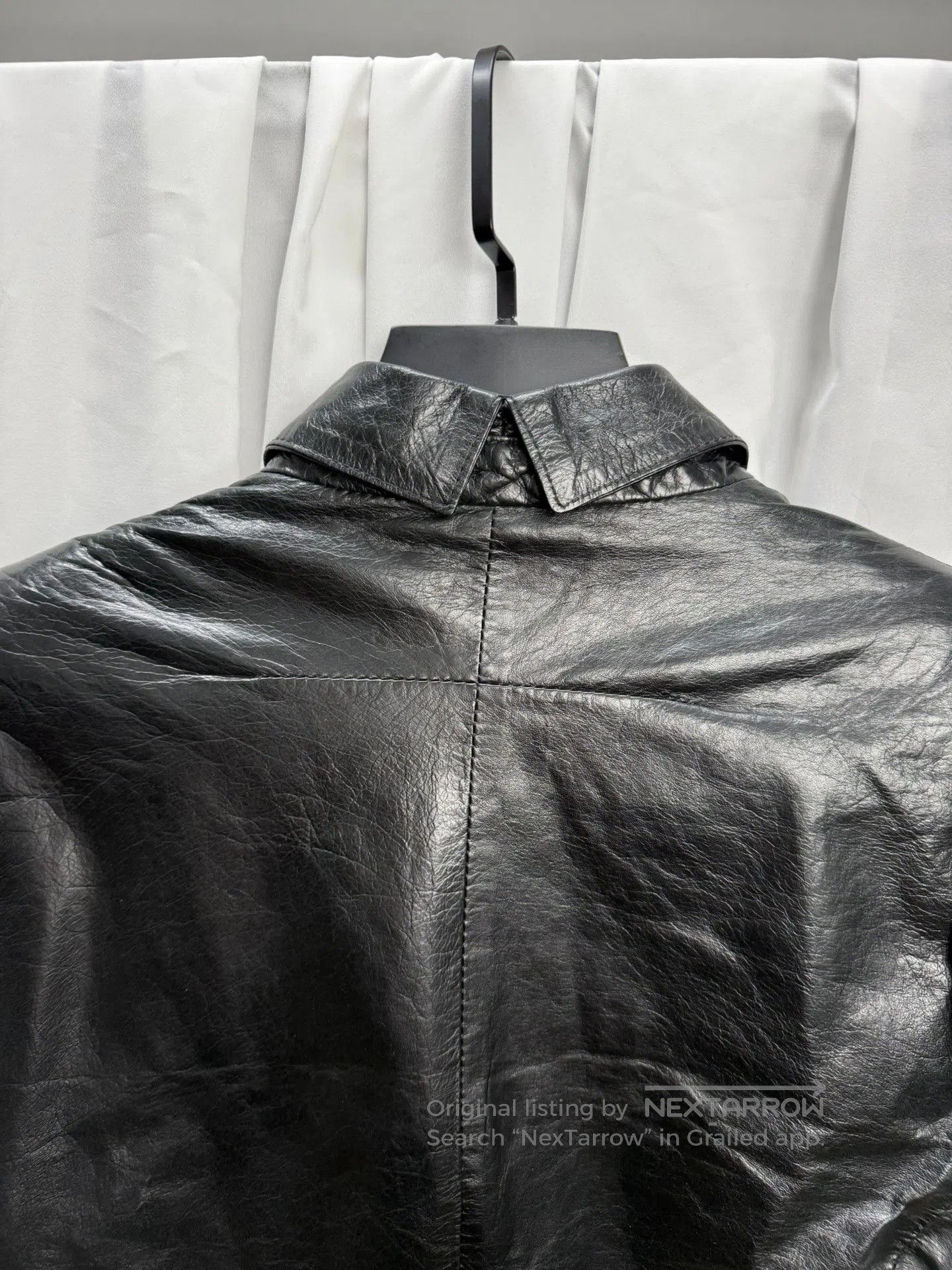 Ann Demeulemeester Ann Demeulemeester 04AW Strap Leather Blazer. Size S / US 4 / IT 40 - 7 Thumbnail