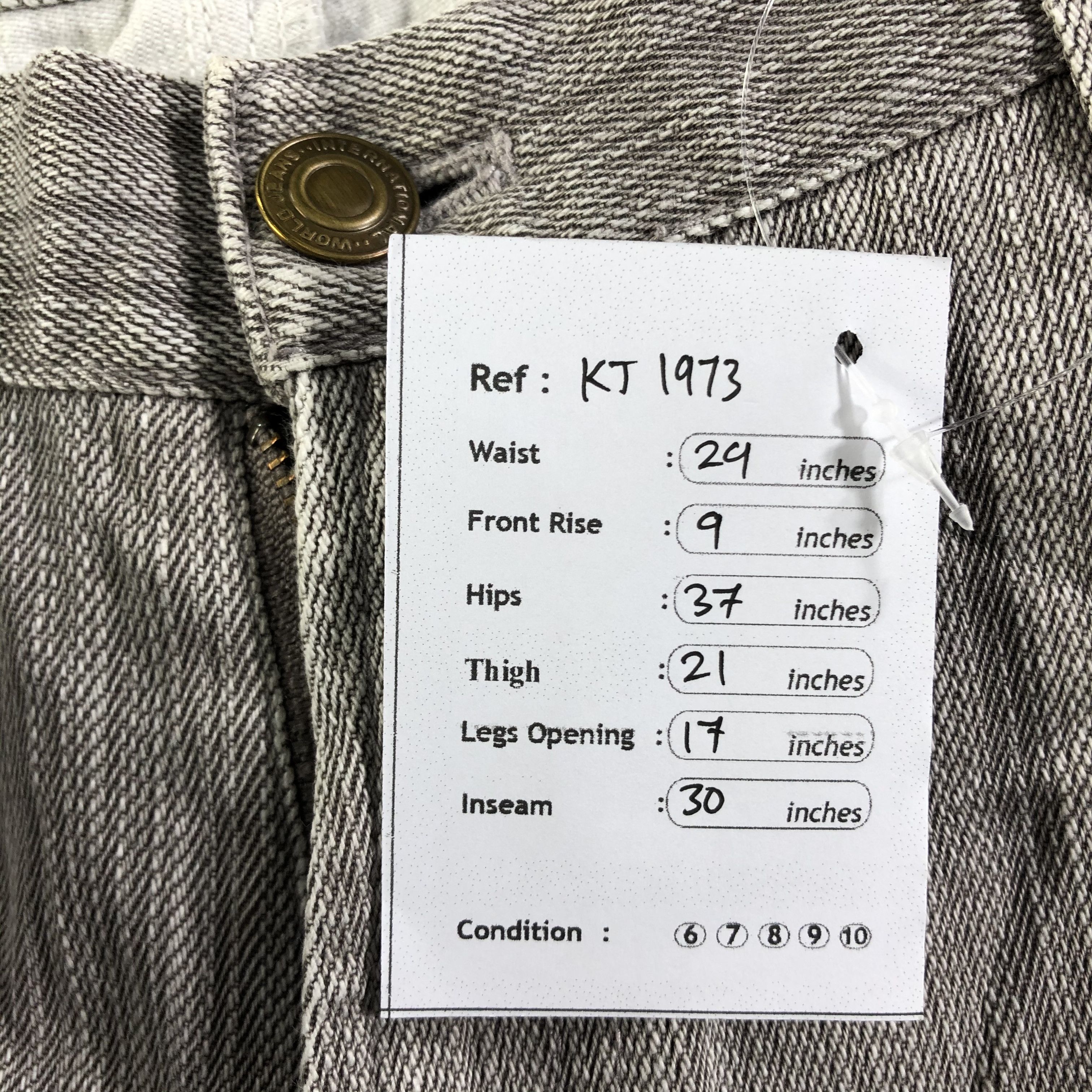 Japanese Brand Vintage Japanese Brand Flared Jeans KJ1973 Size US 29 - 10 Thumbnail