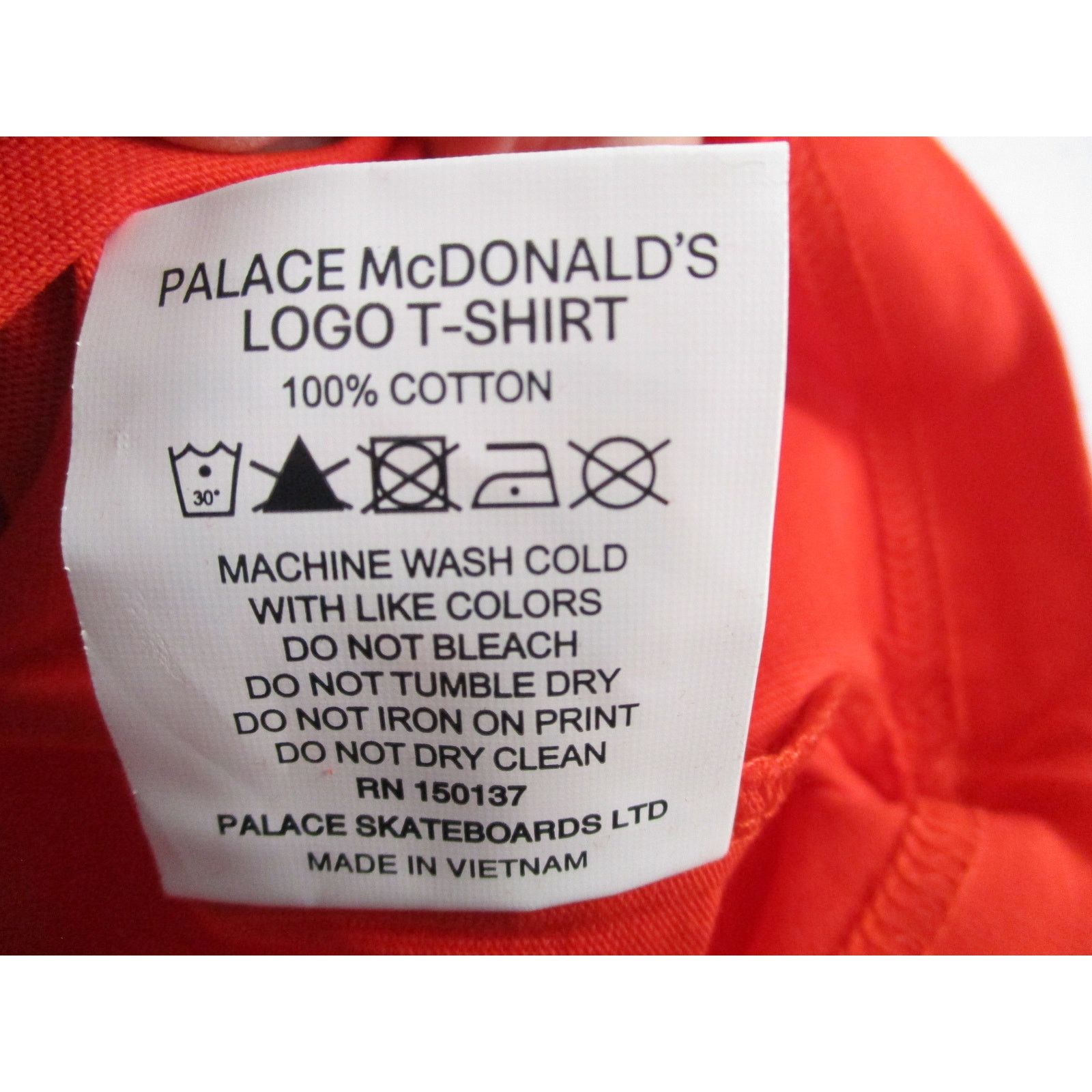 Palace Palace x McDonald's Logo T-Shirt – Red Large New 1282 Size US L / EU 52-54 / 3 - 4 Thumbnail