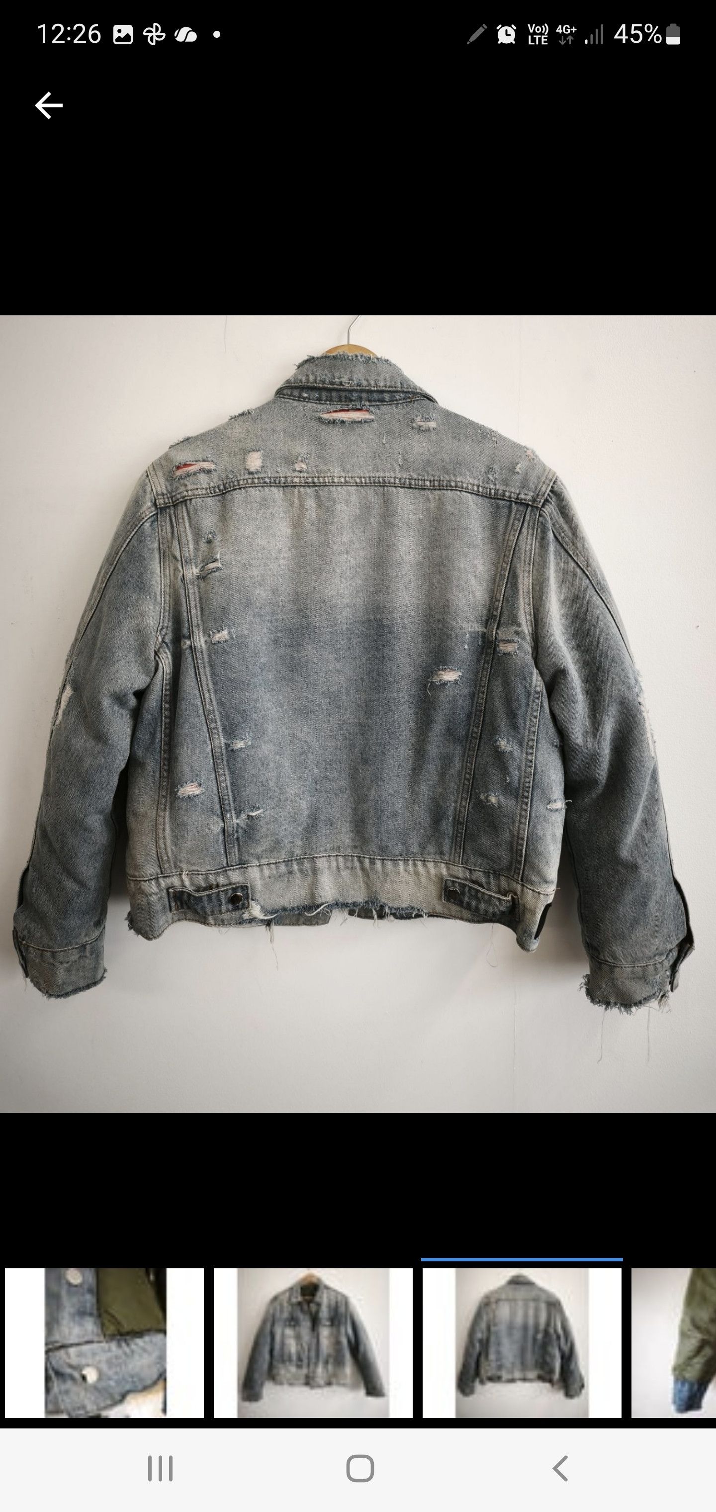 Amiri Original RRP $1,890 USD Amiri "Hybrid" denim,bomber Size US M / EU 48-50 / 2 - 8 Thumbnail