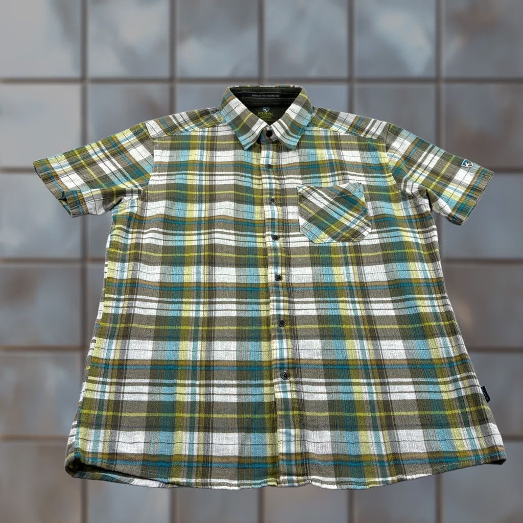 Vintage Kuhl Shirt Mens M Plaid Eluxur Button Up Organic Cotton Outdoor Hiking Camp Shirt Mens M Plaid Eluxur Button-Up Cotton Outdoor Camp Size US M / EU 48-50 / 2 - 1 Thumbnail