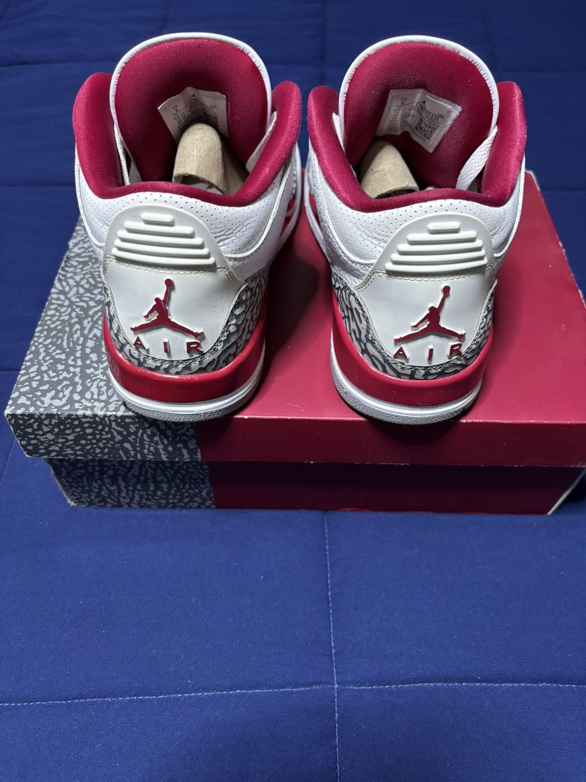 Jordan Brand Jordan 3 Retro Cardinal Red 2022 Size 8 Size US 8 / EU 41 - 5 Thumbnail