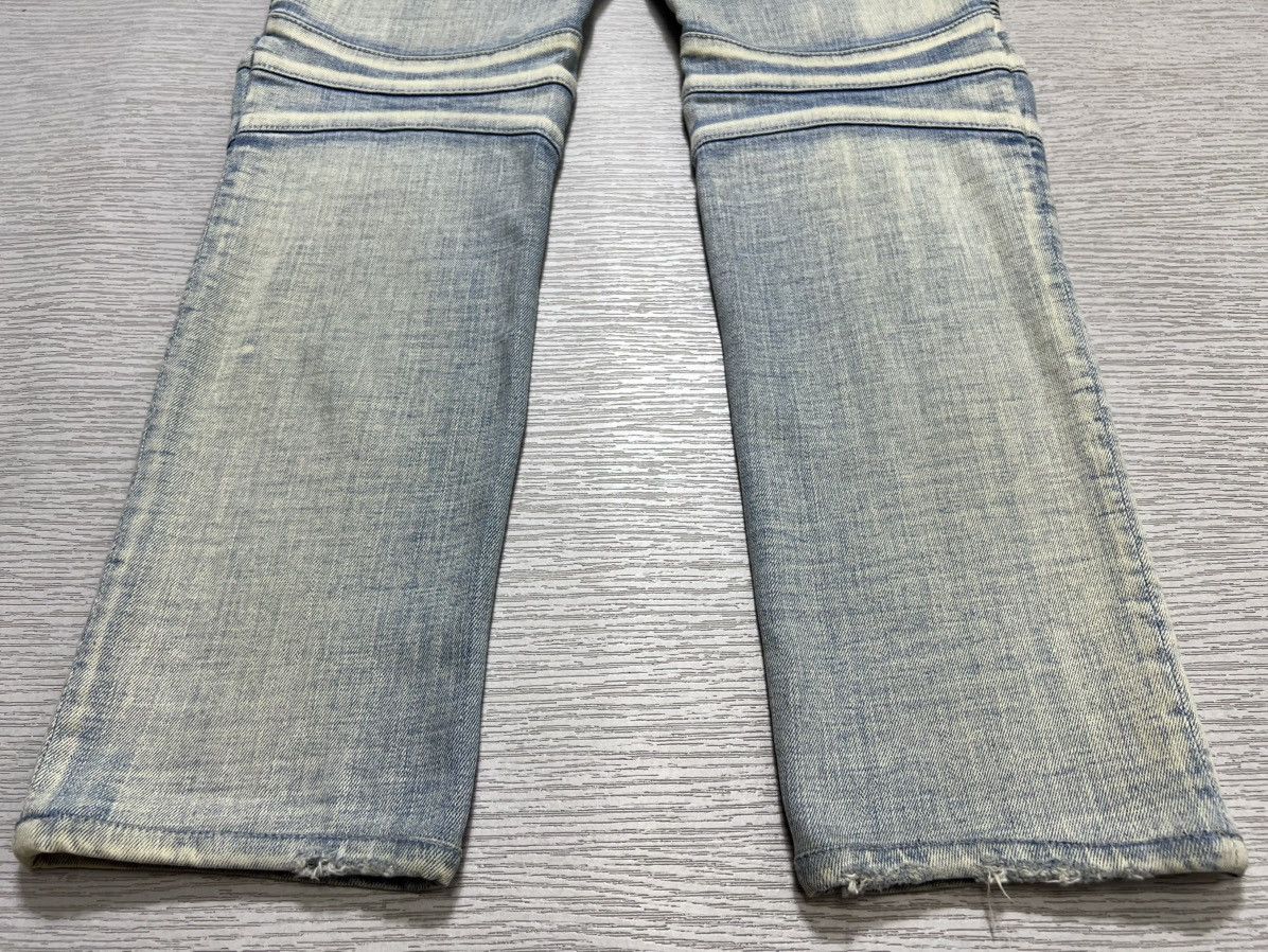Balmain Balmain - Distressed Knee Biker Jeans Size US 30 / EU 46 - 8 Thumbnail