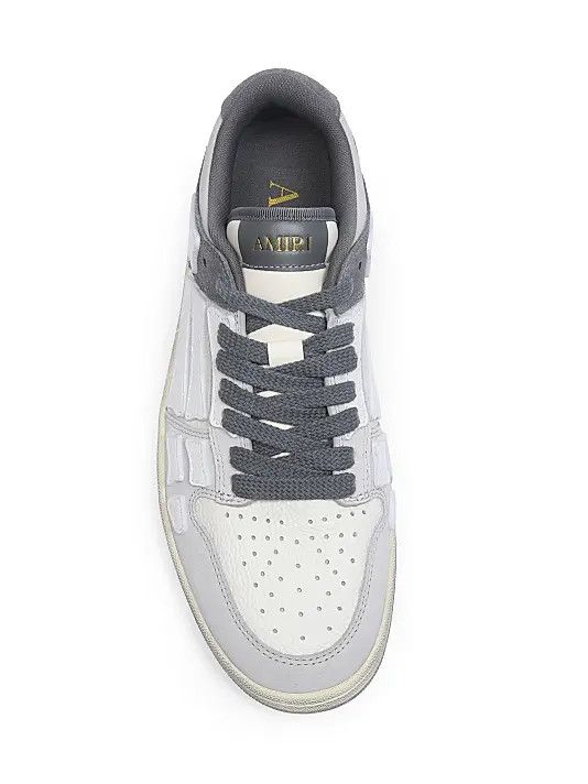 Amiri os11x1225 Distressed Skel Top Low Sneakers in Multicolor Size US 10 / EU 43 - 4 Thumbnail