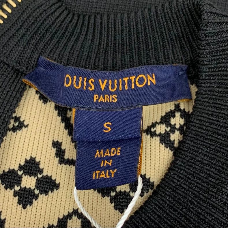 Louis Vuitton Louis Vuitton Black logo presbyopic paneled mulberry silk Size S / US 4 / IT 40 - 6 Thumbnail