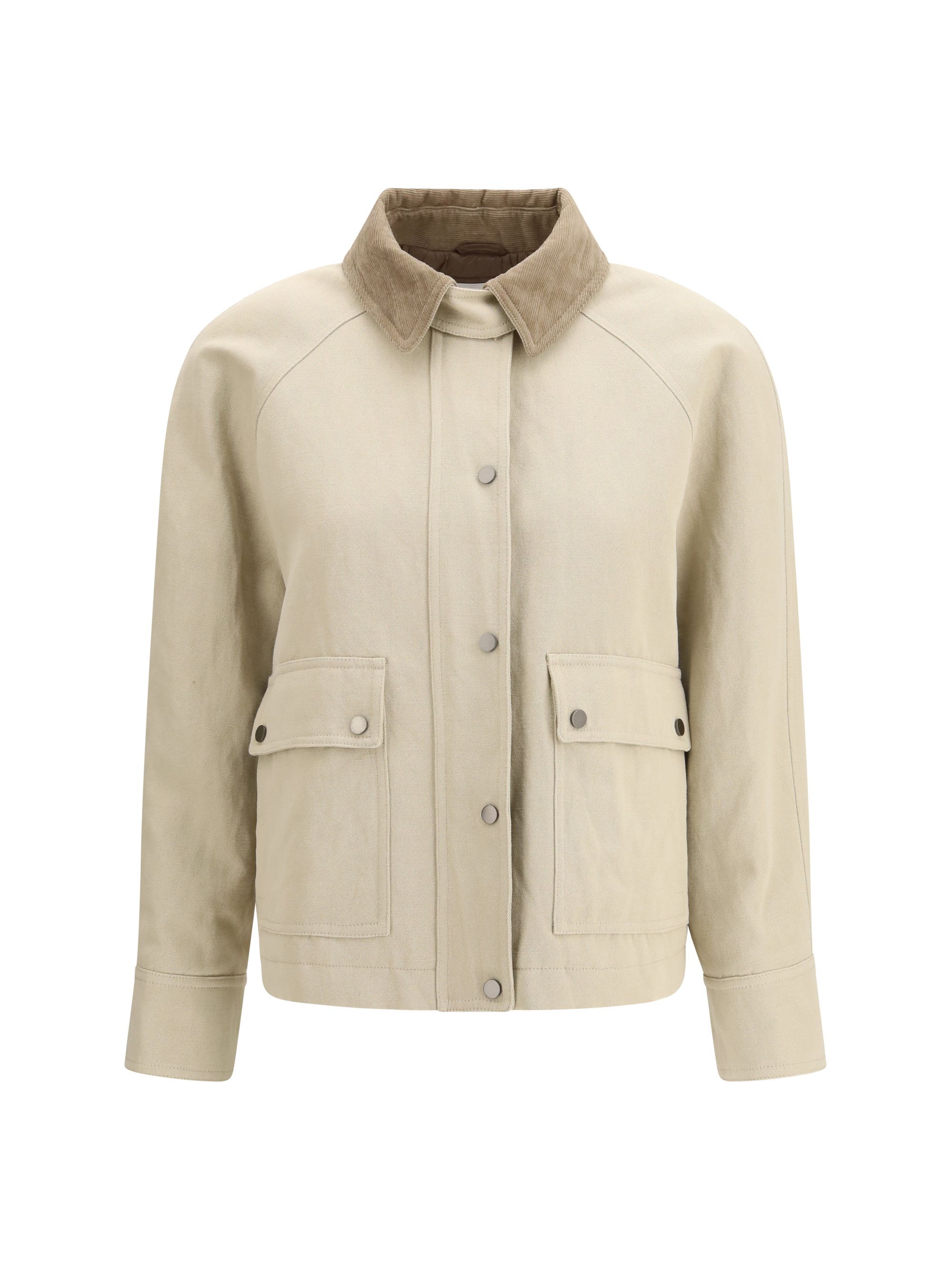 Cotton-linen canvas Jacket