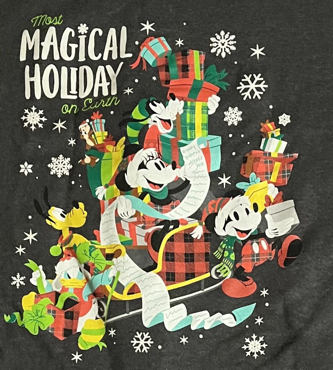Disney Disney Parks Walt Disney World 2018 Christmas Zip Up Hoodie Size US XL / EU 56 / 4 - 4 Thumbnail