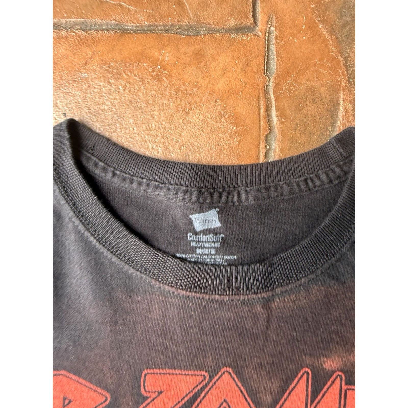 Hanes VINTAGE Rob Zombie Venomous Rat 2013 T-Shirt Medium Band Tour Shirt Mens Black Cotton Graphic Print Short Sleeve Crew Neck Venom Logo Double-Sided Size US M / EU 48-50 / 2 - 2 Thumbnail