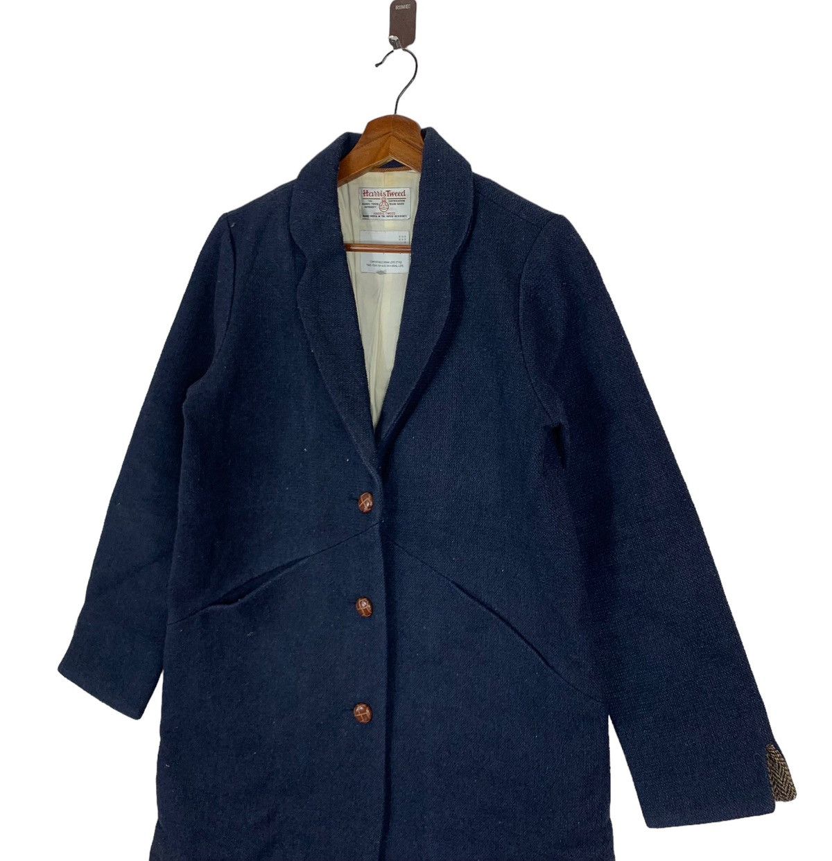 Harris Tweed HARRIS TWEED SEVENDAY SUNDAYS LONG COAT JACKET Size L / US 10 / IT 46 - 4 Thumbnail
