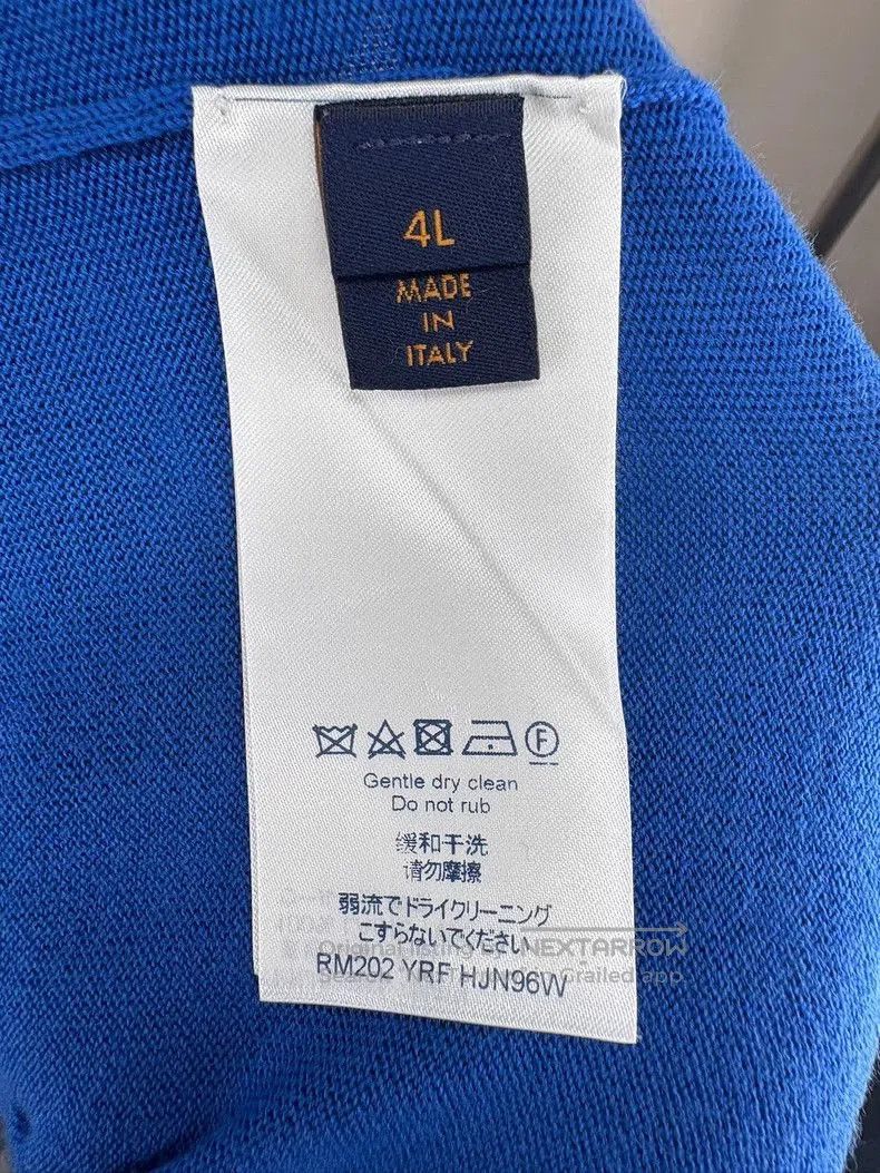 Louis Vuitton Louis Vuitton Blue Sky White Cloud Knit Short Sleeve. Size US XXL / EU 58 / 5 - 6 Thumbnail