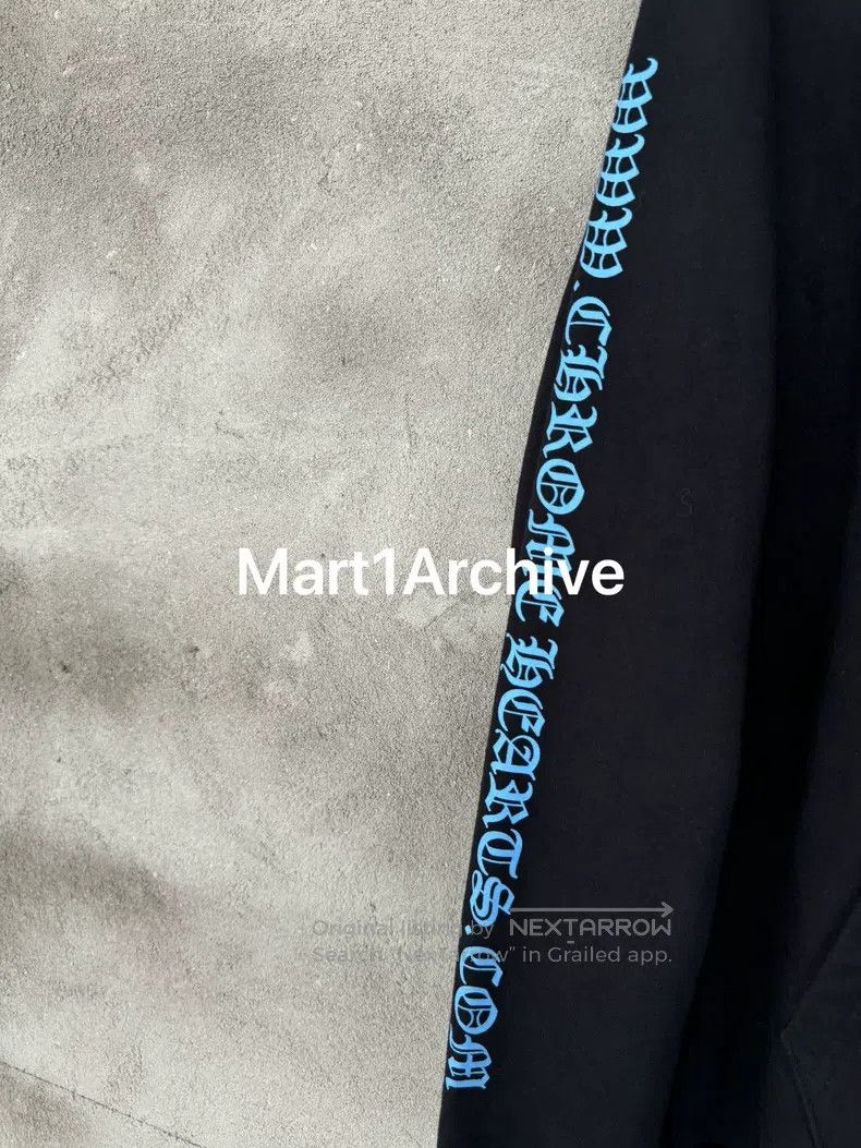 Chrome Hearts CHROME HEARTS Black Hoodie with Blue Limited Edition Horse Size US L / EU 52-54 / 3 - 4 Thumbnail