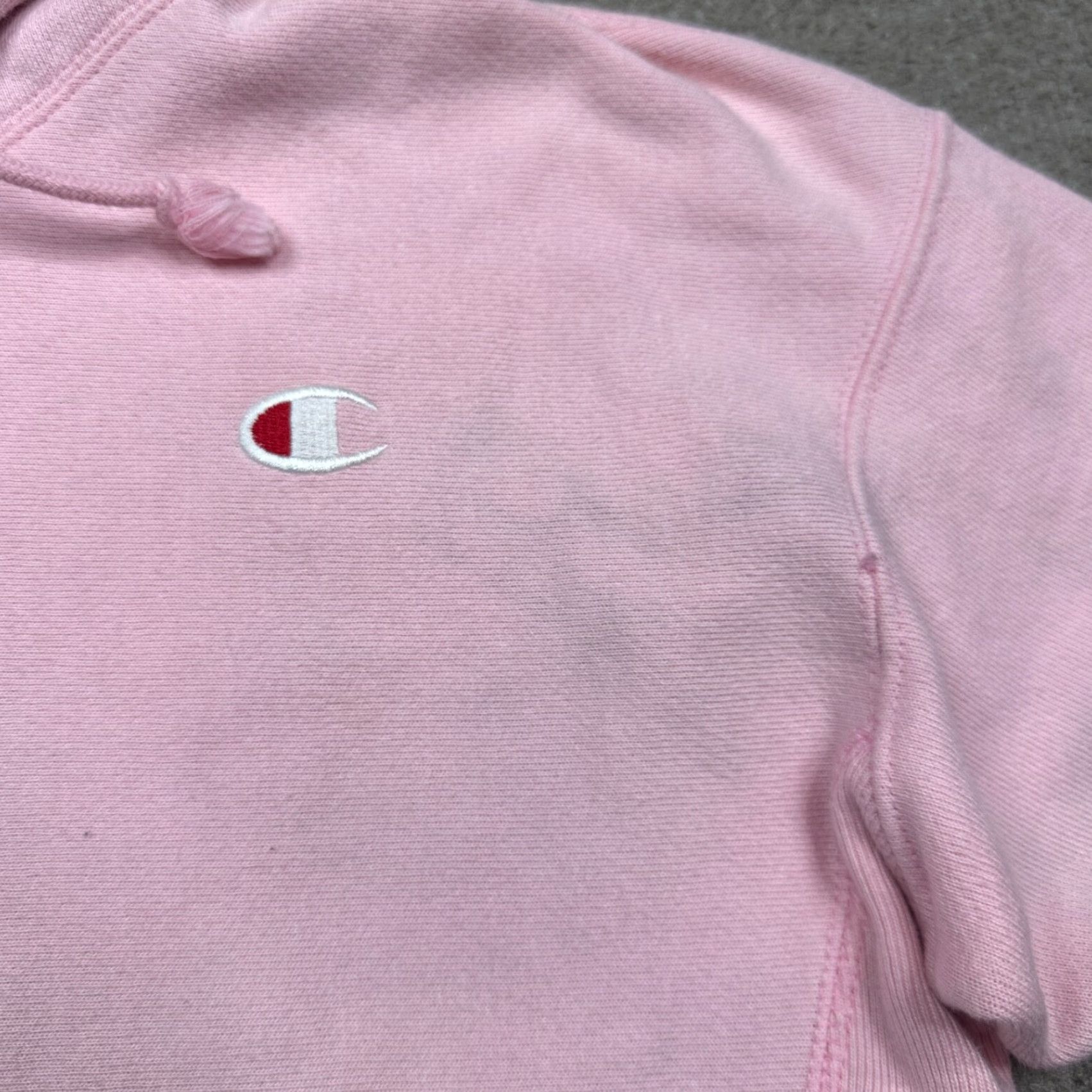 Champion VINTAGE Champion Hoodie Women's Size S Pink Pullover Reversible Fleece Casual Winter Size S / US 4 / IT 40 - 2 Thumbnail