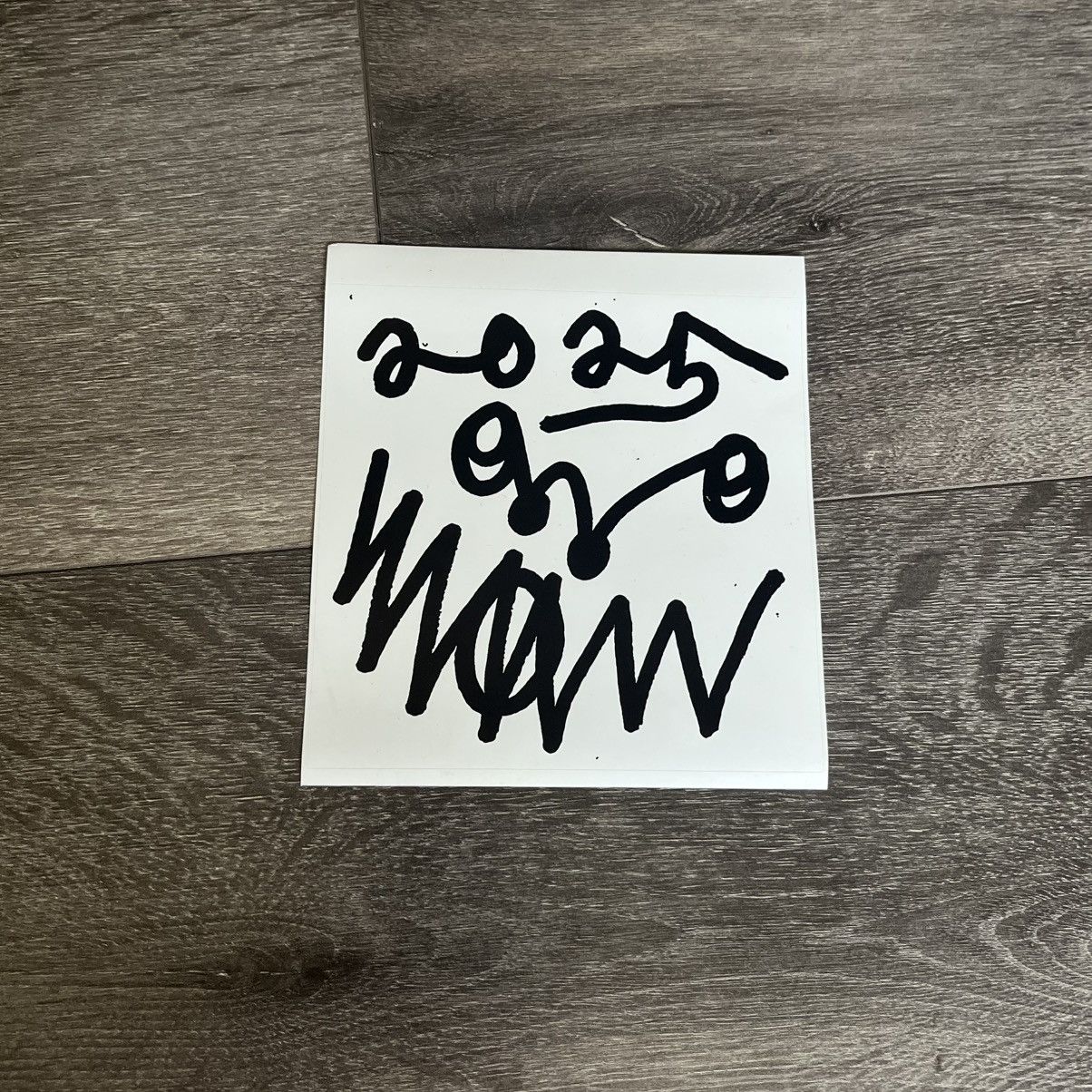 Asspizza Asspizza 2025 White and Black Small Sticker 5” Size ONE SIZE - 1 Thumbnail