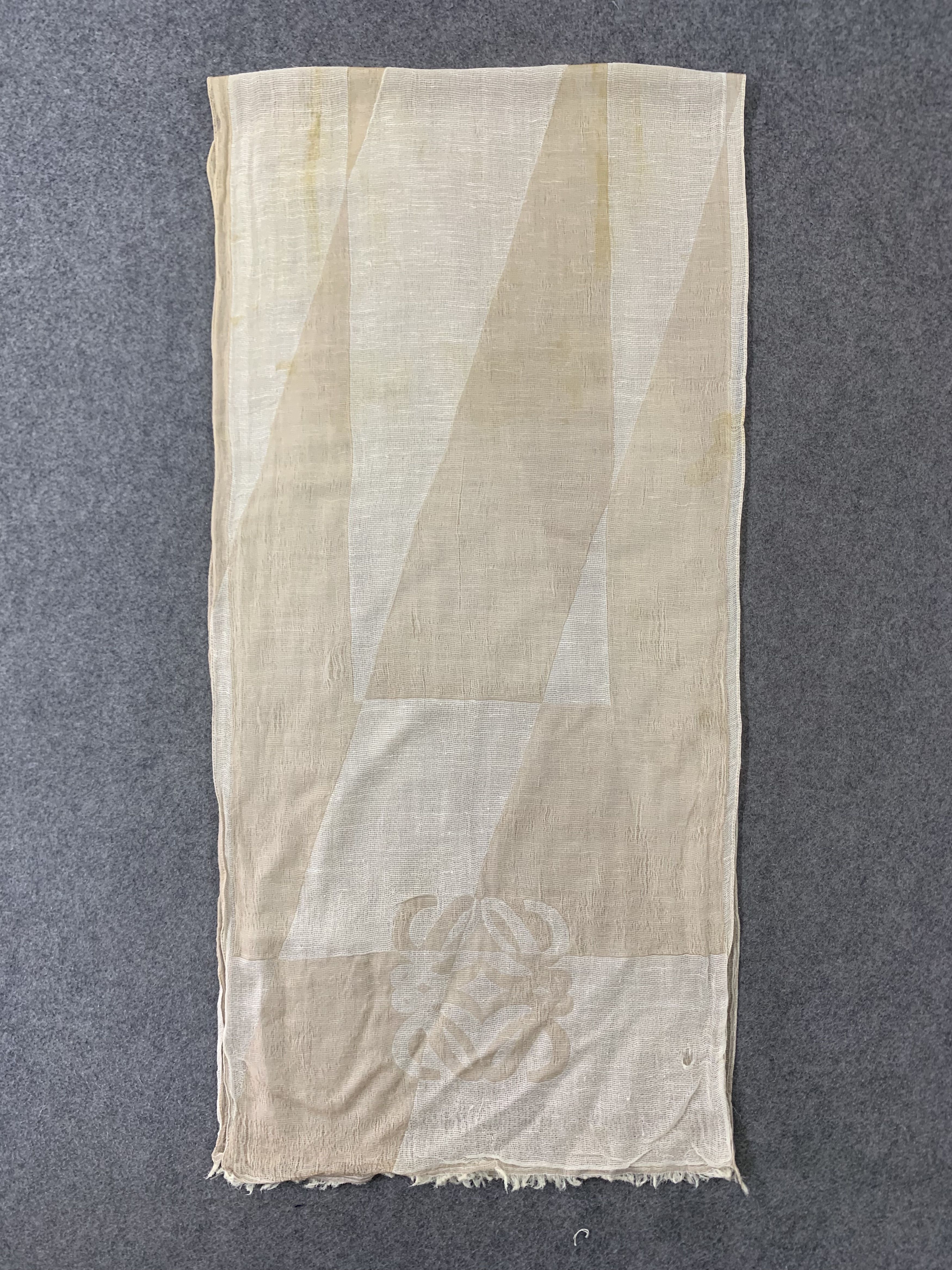 Loewe Loewe Scarf Silk Muffler Neck Wrap Stole BL9330 Size ONE SIZE - 2 Thumbnail