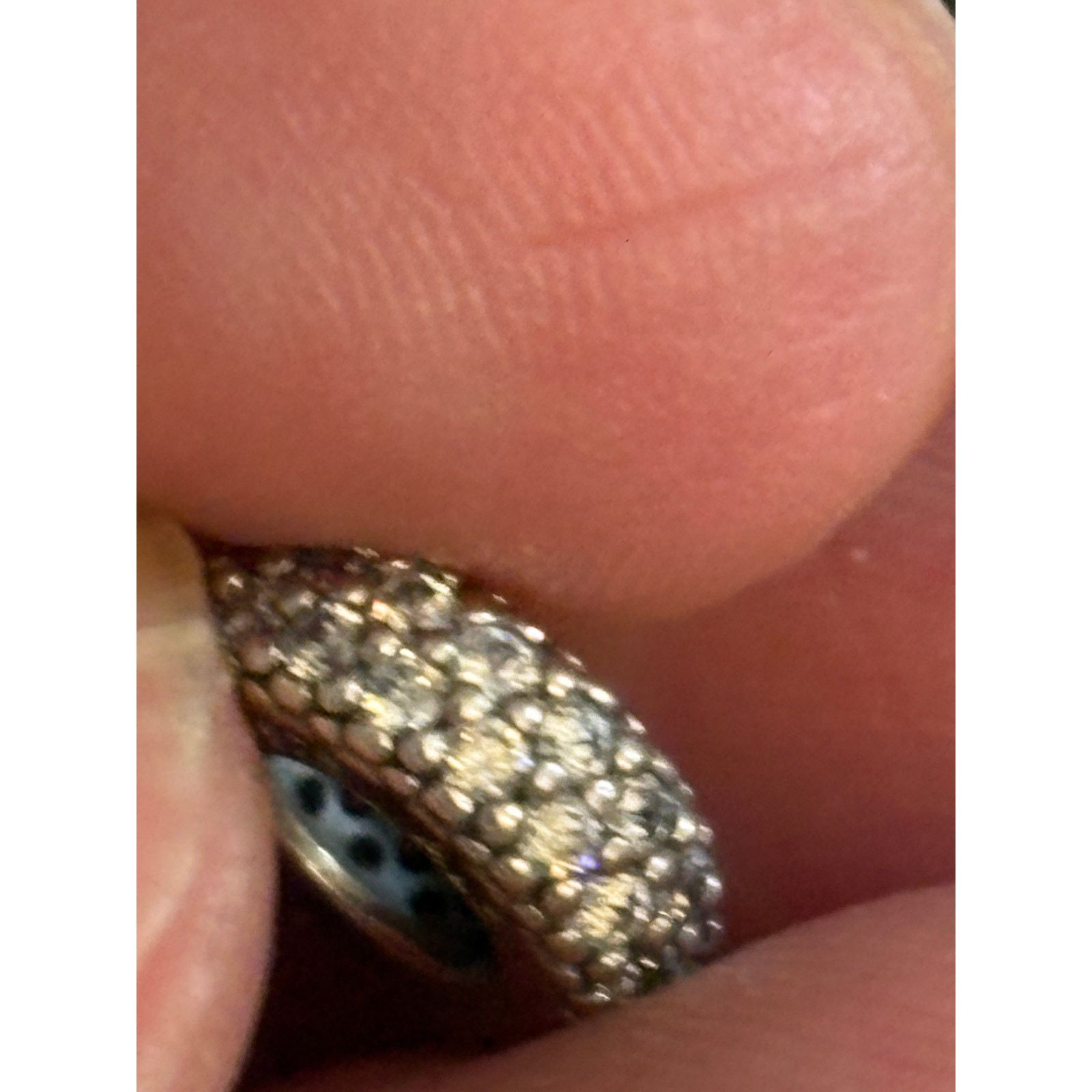 pandora Pandora ALE 925 Sterling Silver Clear Pave CZ Spacer Charm Size ONE SIZE - 4 Thumbnail
