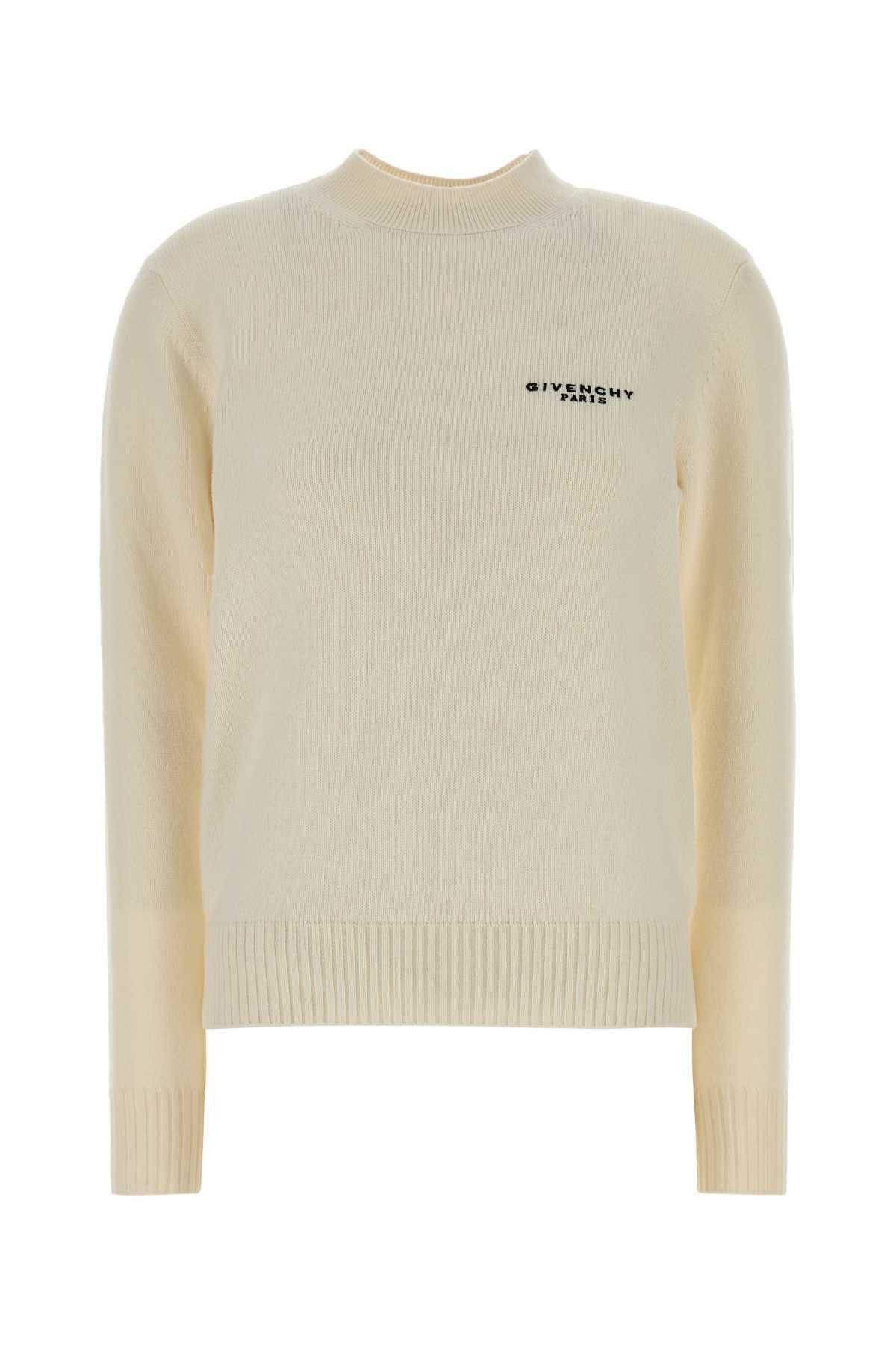 Givenchy Ivory Wool Blend Sweater Size M / US 6-8 / IT 42-44 - 1 Thumbnail