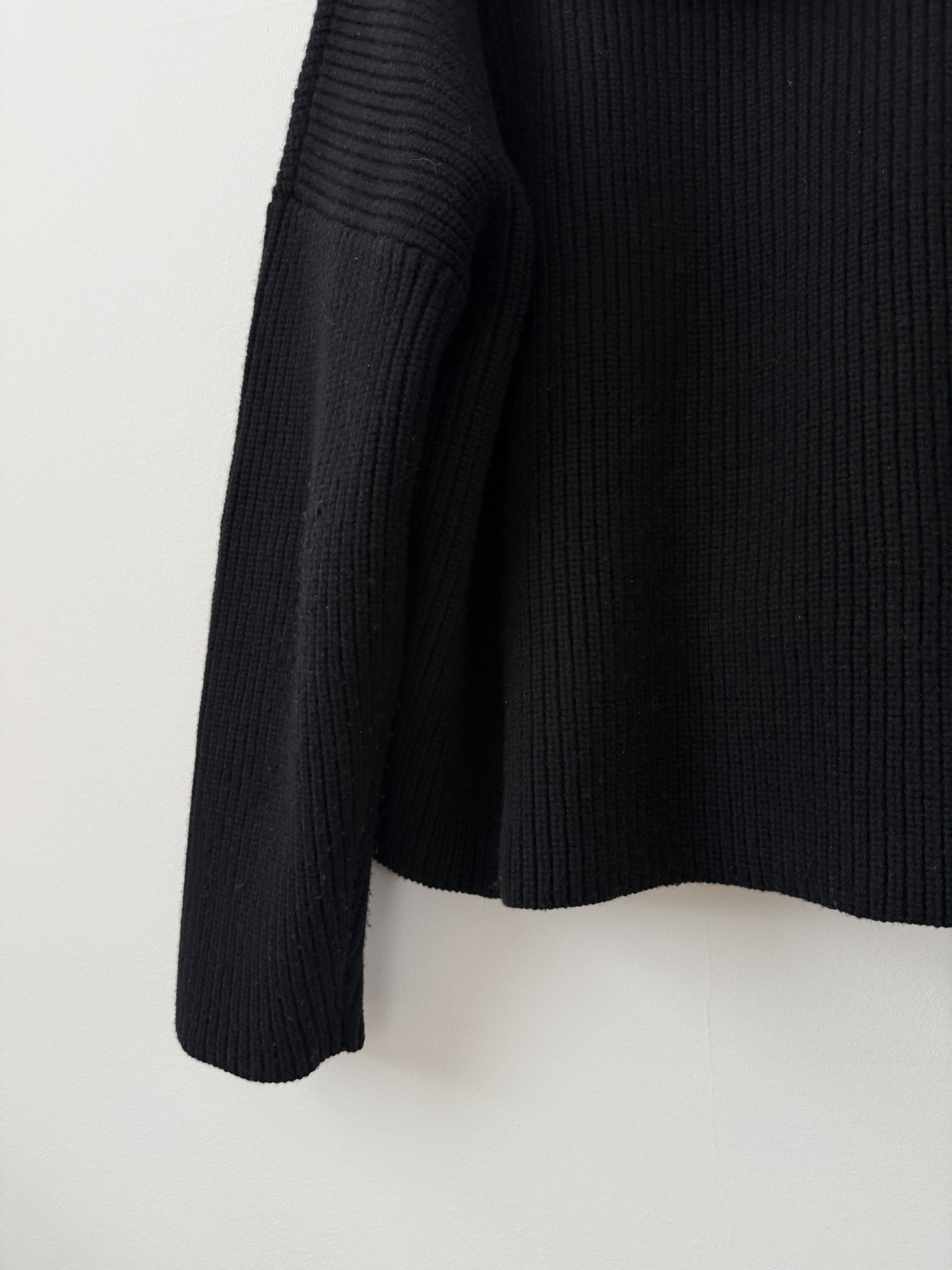 John Elliott John Elliott Dakota Knit Poncho Black Size US M / EU 48-50 / 2 - 13 Thumbnail