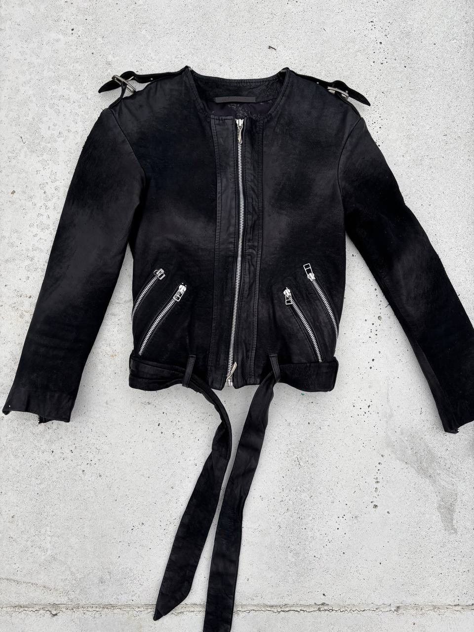 14th Addiction × Japanese Brand 🪾14TH ADDICTION LEATHER JACKET🍁🍂 Size S / US 4 / IT 40 - 2 Thumbnail