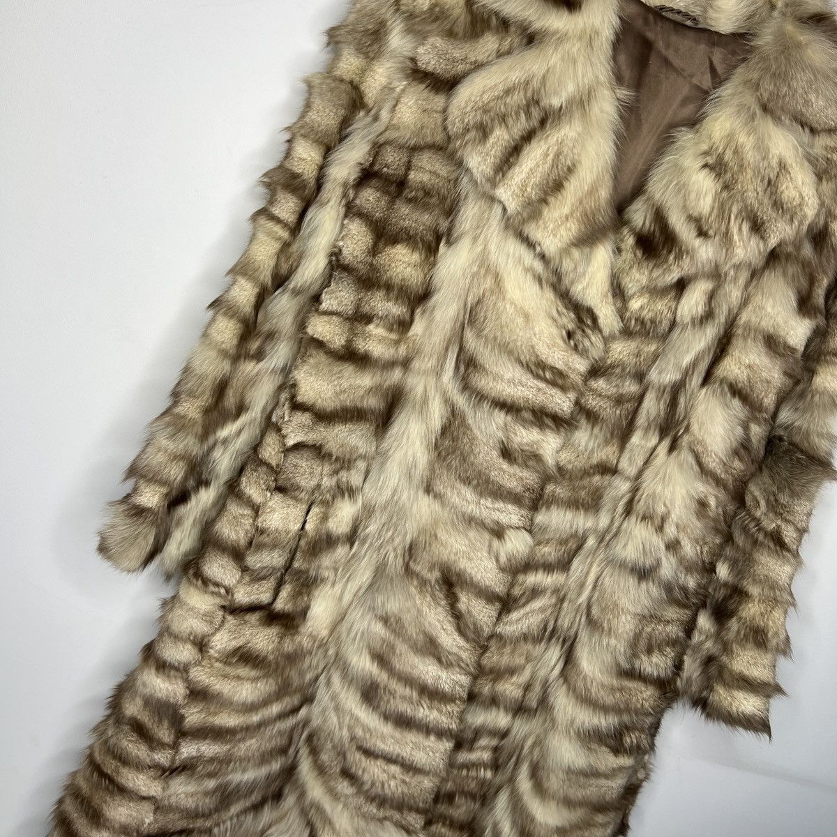 Vintage 90s Vintage Real Rabbit Fur Coat Jacket Heavy Opium Punk Y2K Size US S / EU 44-46 / 1 - 3 Thumbnail
