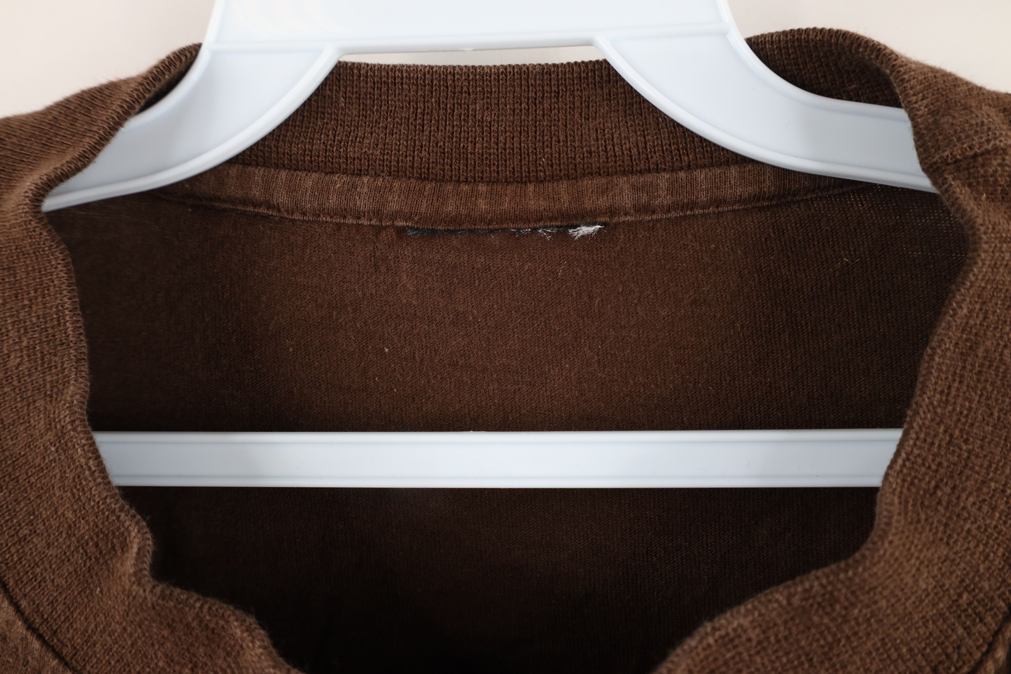 Vintage Vintage 90s Streetwear Long Sleeve T-Shirt Brown Cotton Size US XXL / EU 58 / 5 - 4 Thumbnail