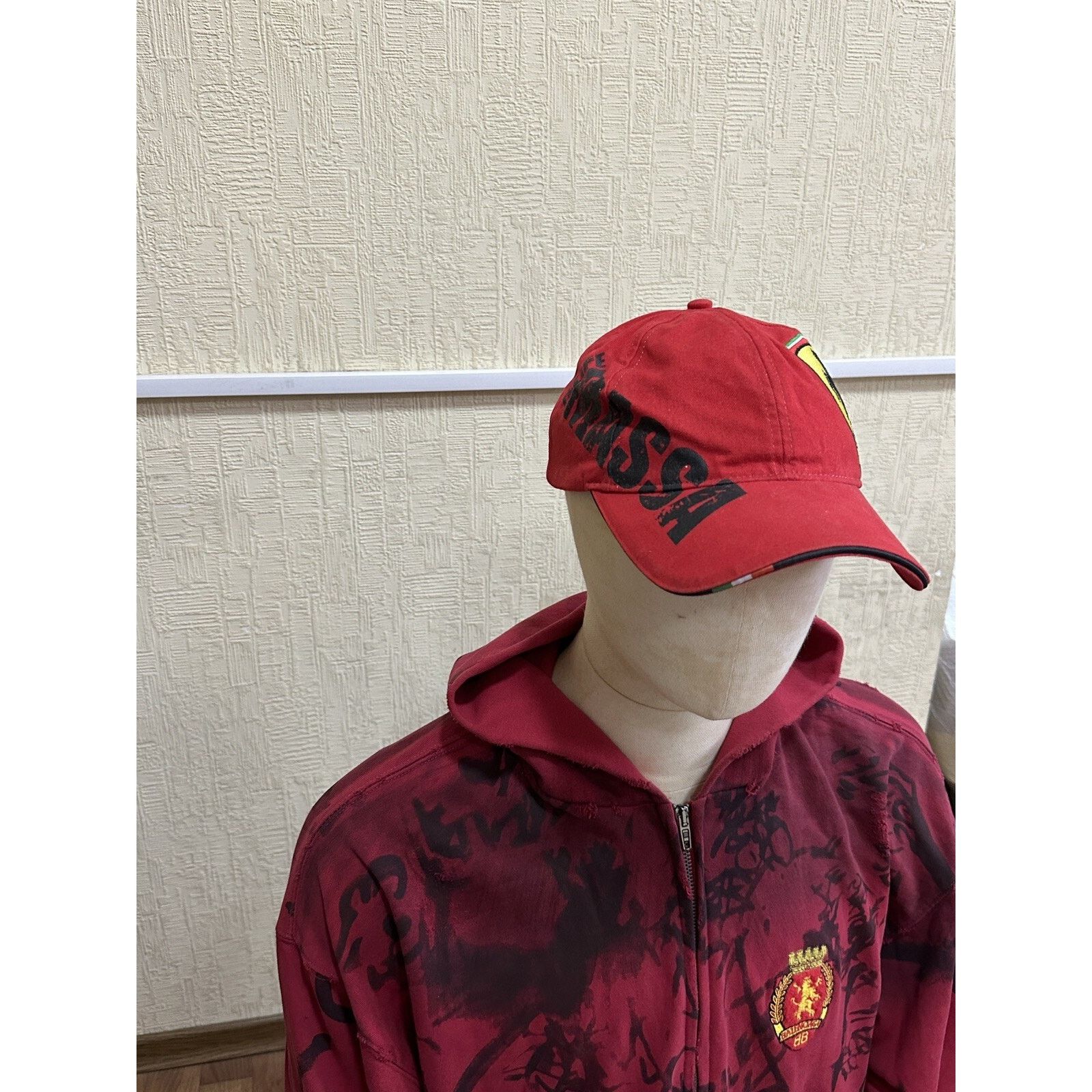 Ferrari Vintage Ferrari Felipe Massa F1 Racing Me’s Baseball Cap Hat Size ONE SIZE - 4 Thumbnail