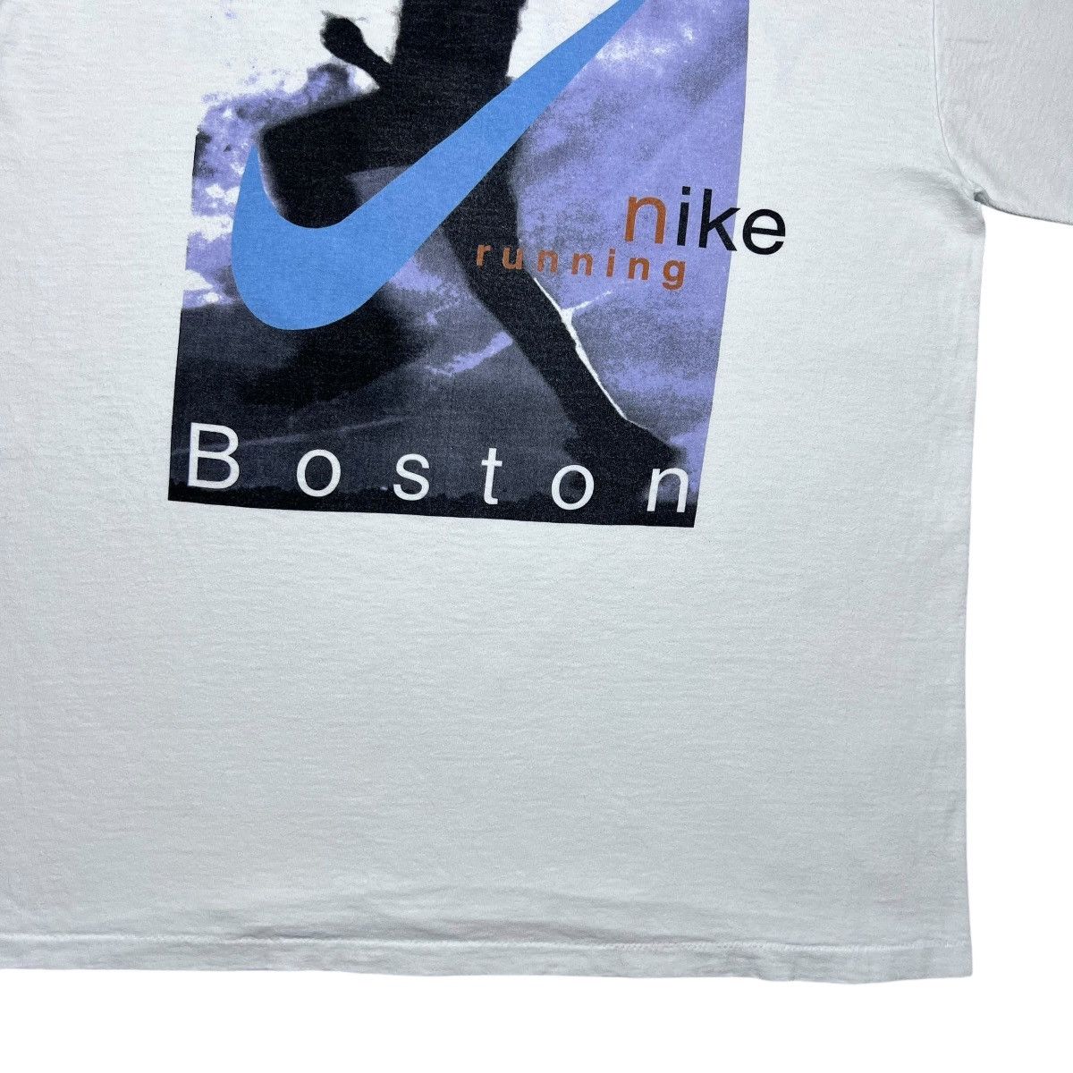 Nike 1990s Nike You Either Ran Today Or You Didn’t Boston T-Shirt Size US XL / EU 56 / 4 - 6 Thumbnail