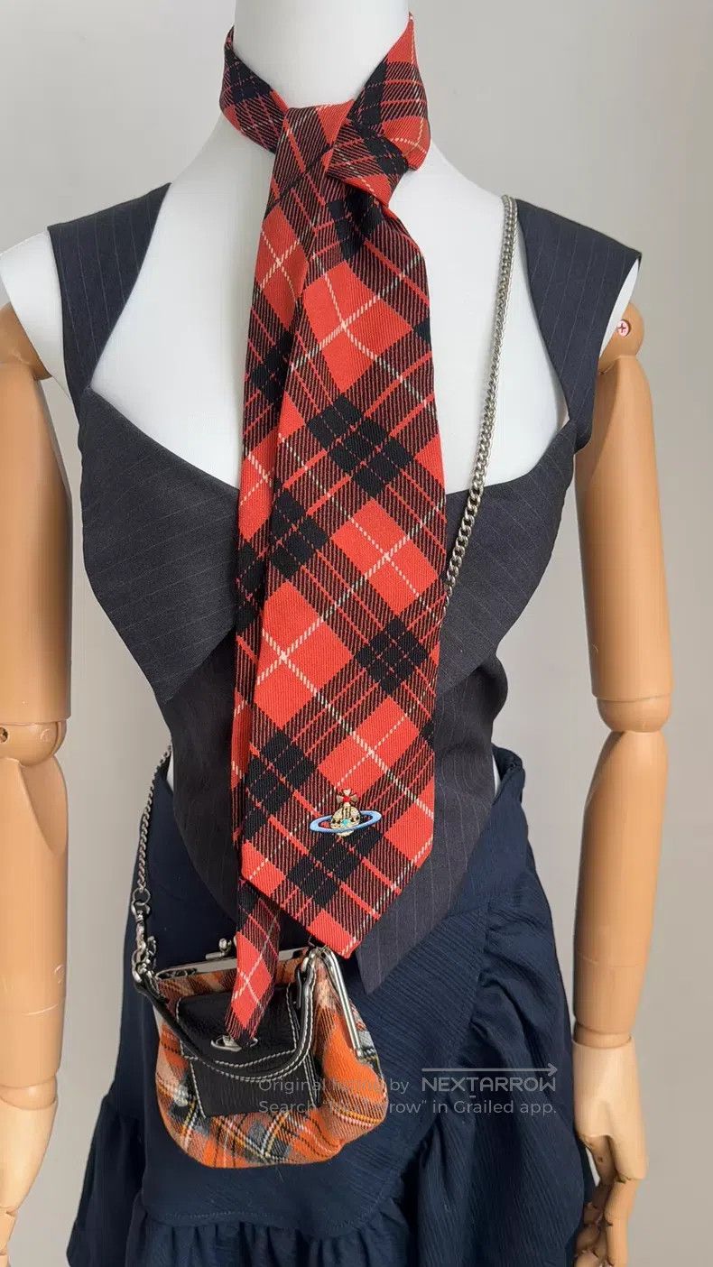 Vivienne Westwood Vivienne Westwood Rare 90s Orange Tie Size ONE SIZE - 3 Thumbnail