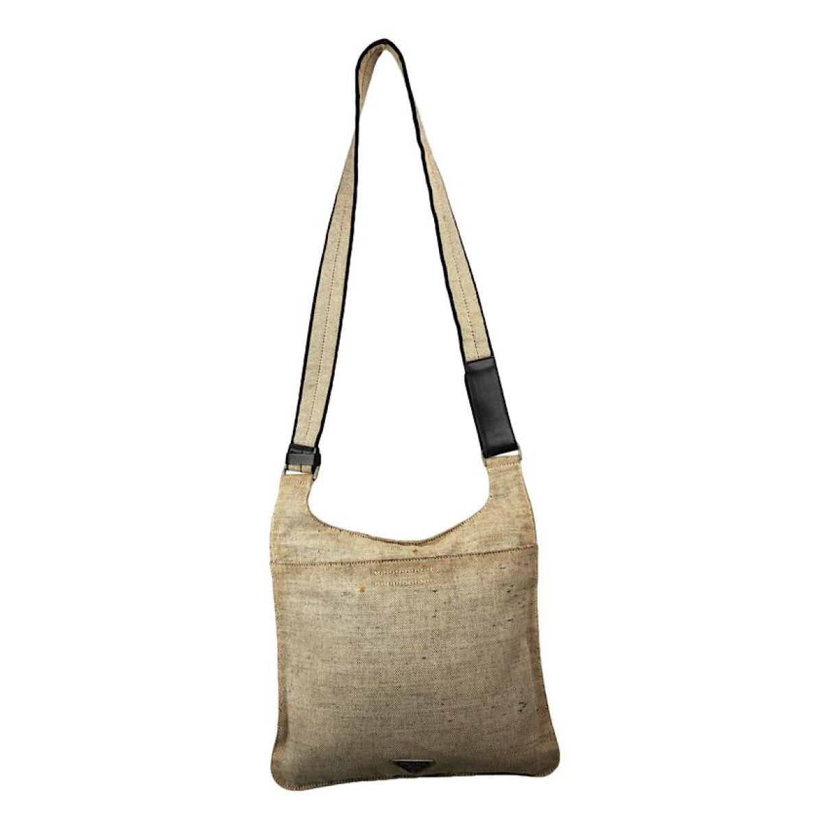 Prada Cleo Beige Cotton Handbag Size ONE SIZE - 1 Thumbnail