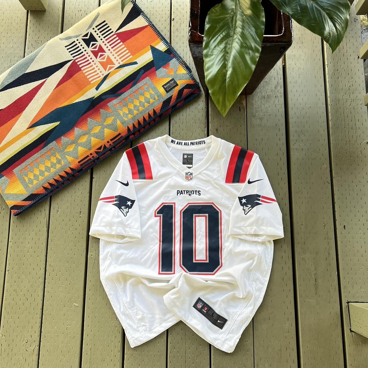 NFL × Nike × Vintage Nike New England Patriots Jersey Size US L / EU 52-54 / 3 - 2 Thumbnail