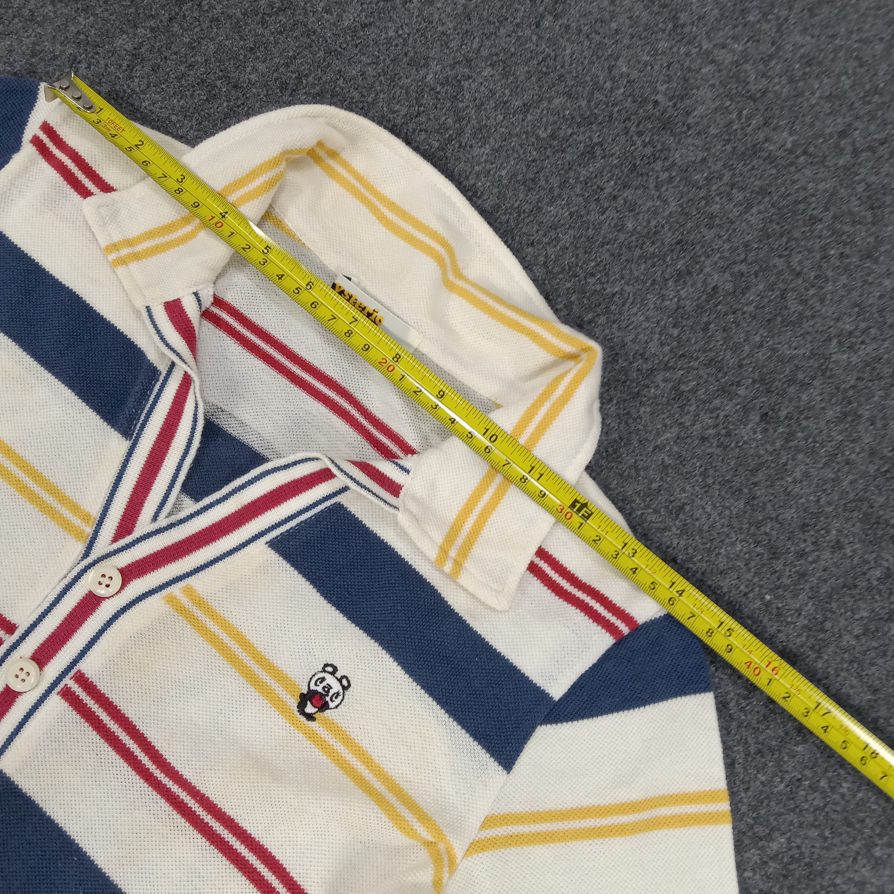 Hysteric Glamour × Japanese Brand × Vintage Hsyteric Glamour Japanese Brand Striped Polos Size XS / US 0-2 / IT 36-38 - 11 Thumbnail