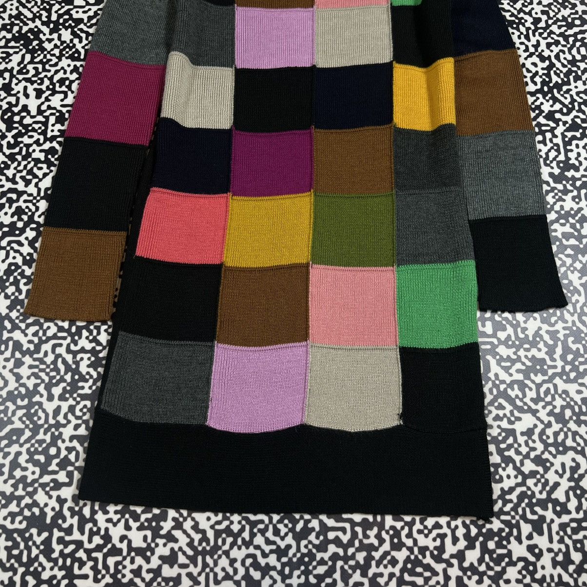Sonia Rykiel Vintage Y2K Sonia Rykiel Patchwork Japanese Style Mini Dress Size M / US 6-8 / IT 42-44 - 10 Thumbnail