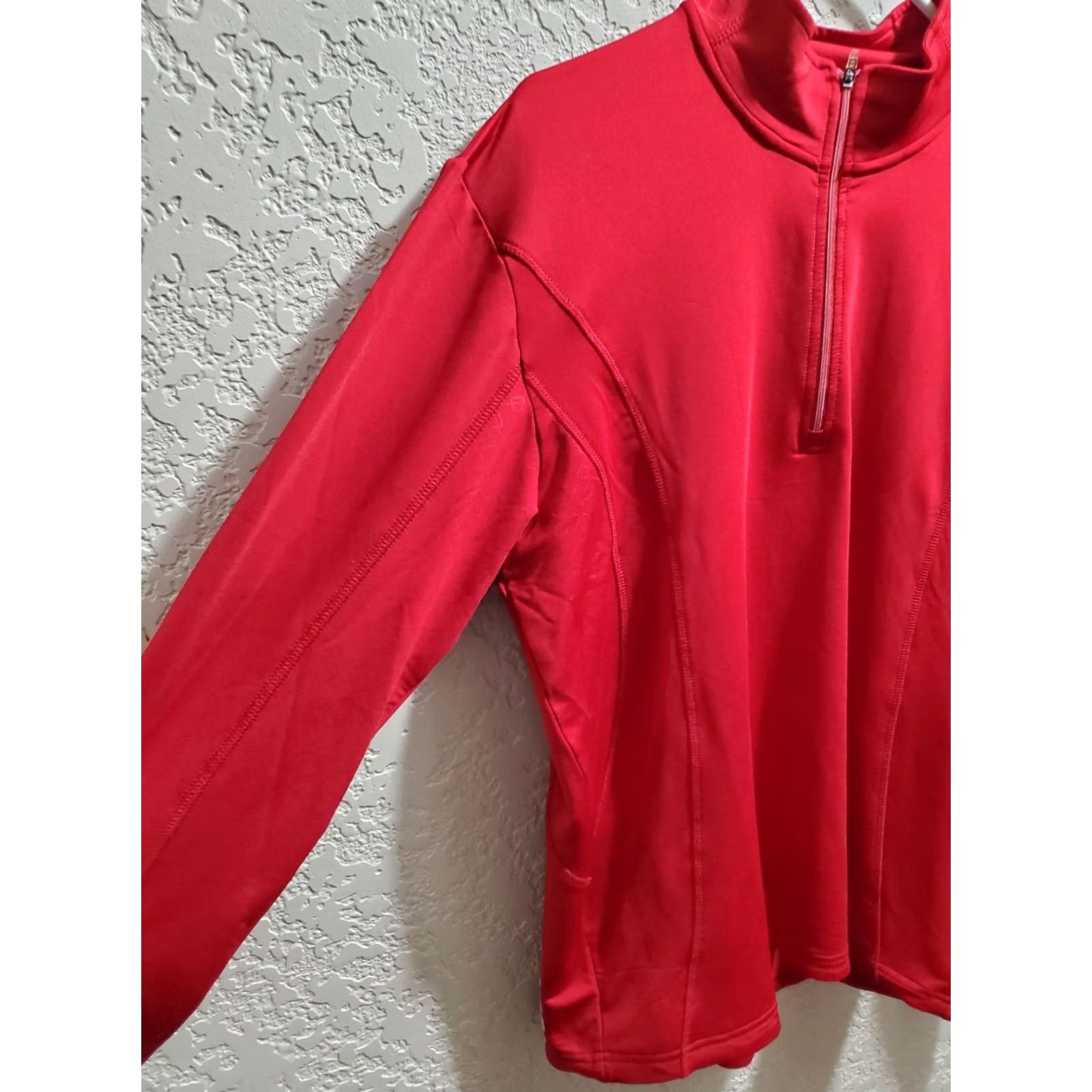 Vintage Elevate Mens Large Red Half Zip Jacket Size US L / EU 52-54 / 3 - 2 Thumbnail