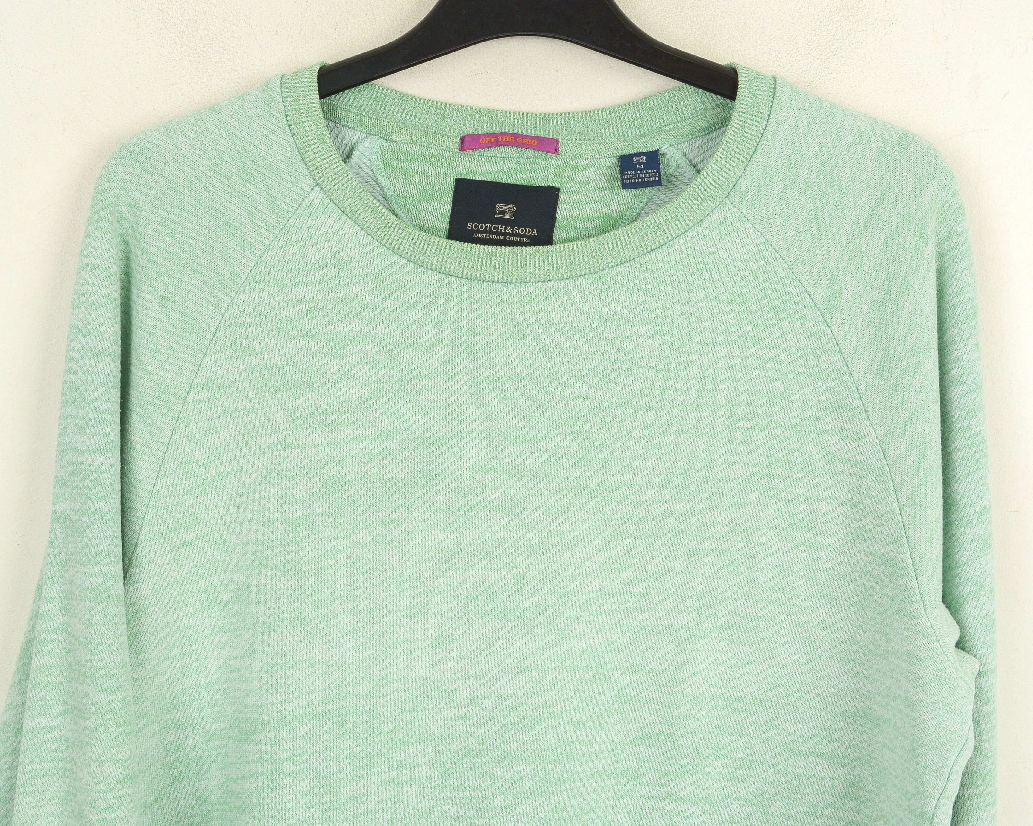 Scotch & Soda Men M Jumper Pullover Sweater Green Sweatshirt Size US M / EU 48-50 / 2 - 2 Thumbnail