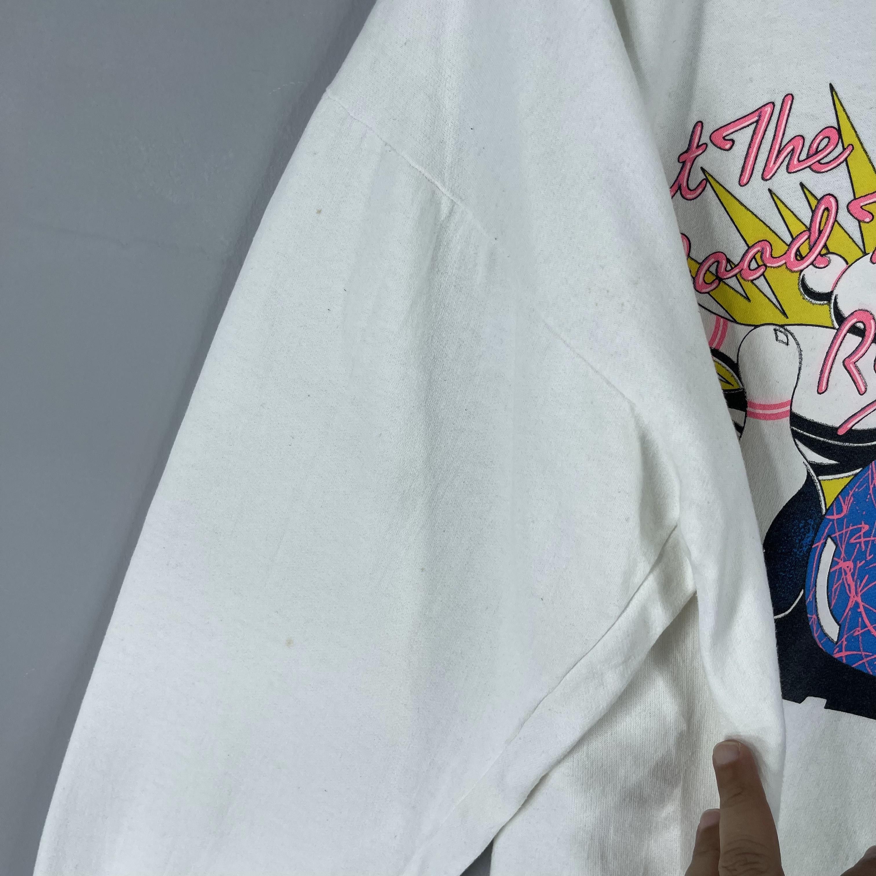 Vintage Vintage 90's Bowling Games Printed Pullover Sweater Size US XL / EU 56 / 4 - 6 Thumbnail