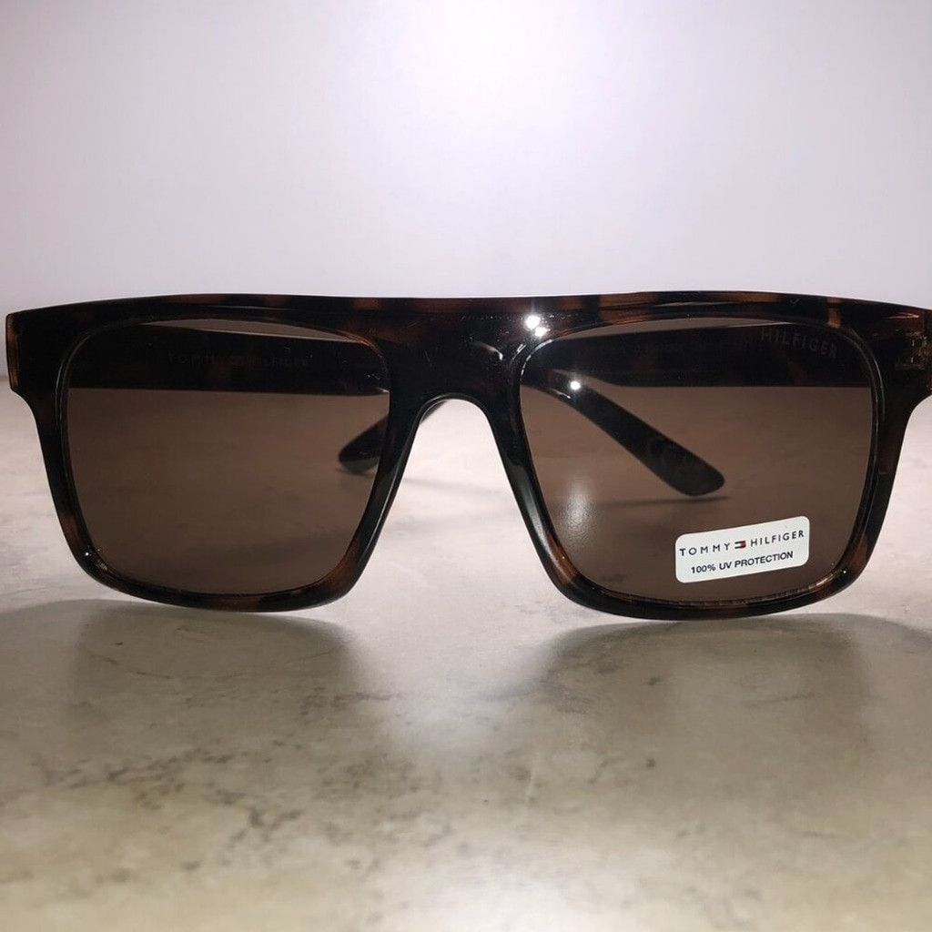 Tommy Hilfiger Tommy Hilfiger Browline Tortoiseshell Sunglasses Size ONE SIZE - 2 Thumbnail