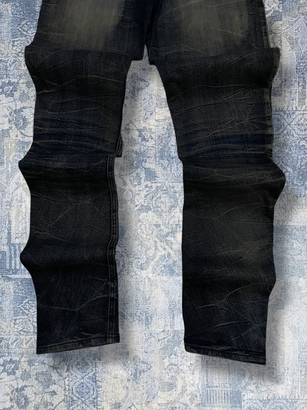 Japanese Brand Vintage 1990s Japan Designer Semantic Iconic Mudwash Denim Size US 34 / EU 50 - 11 Thumbnail