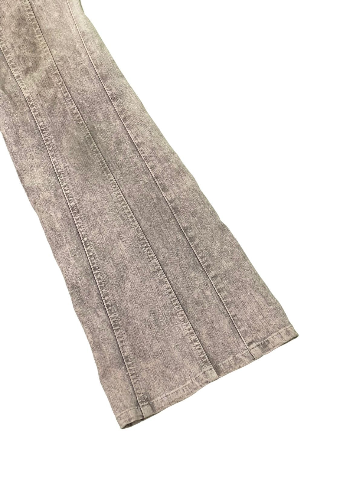 Japanese Brand Flare Jeans Full Heart Distress Stretch Boot Cut 6🟦5 Size US 28 / EU 44 - 4 Thumbnail