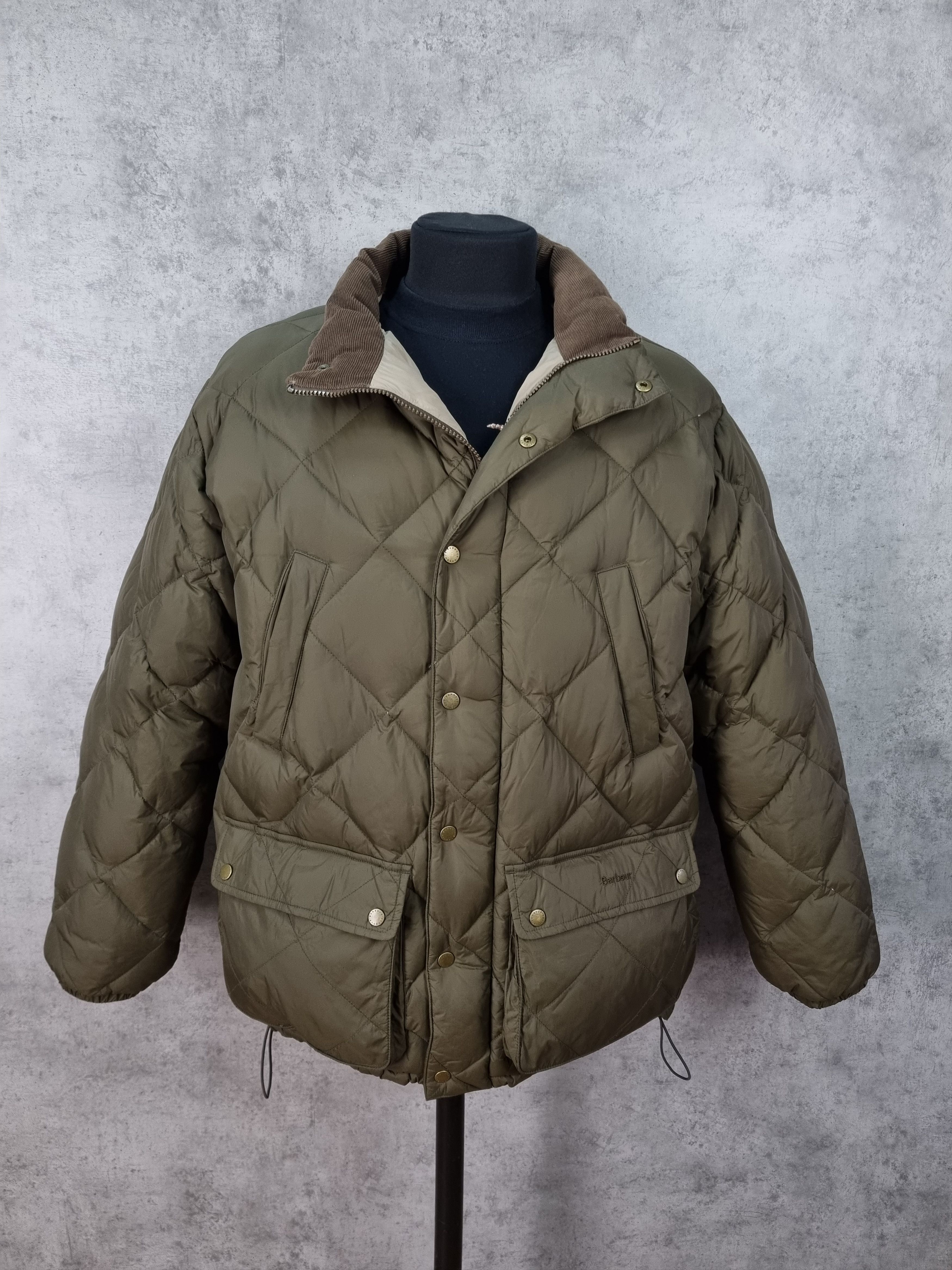 Barbour × Vintage Rare Barbour Down Quilted Jacket Arctic Size US L / EU 52-54 / 3 - 19 Thumbnail