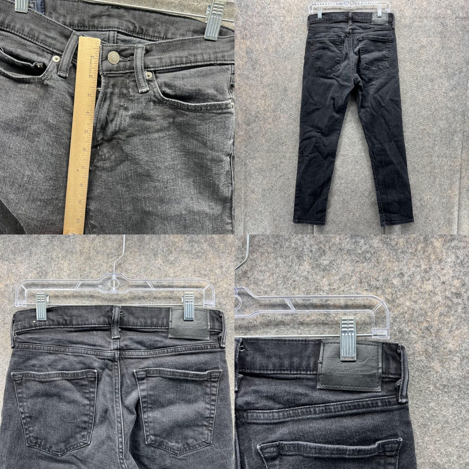 Abercrombie & Fitch Abercrombie & Fitch Jeans Men 28x30 Black Denim Athletic Skinny Stretch Size US 28 / EU 44 - 8 Thumbnail