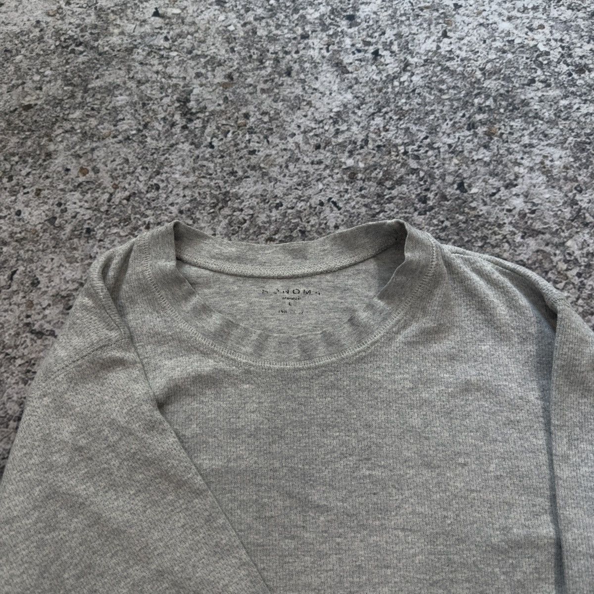 Vintage Thermal Longsleeve Shirt Thrashed Faded ERD Grunge Chrome Size US L / EU 52-54 / 3 - 3 Thumbnail