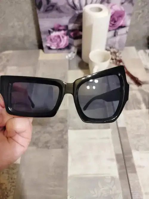 Electric Visual Y2K Asymmetric Sunglasses (Black) Size ONE SIZE - 1 Thumbnail