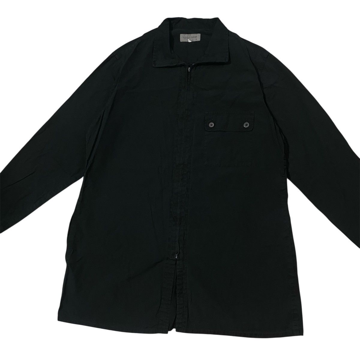 Yohji Yamamoto 🔥Archive🔥Yohji Yamamoto 24/25AW Open Blouse Zipper Jacket Size US M / EU 48-50 / 2 - 9 Thumbnail