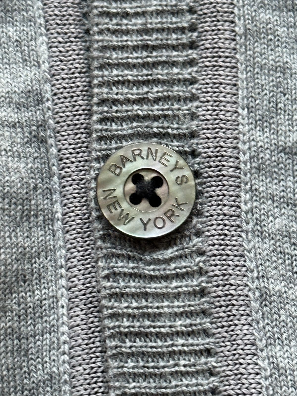 Barneys New York Barneys New York Japan Version Wool Fine Knit Mens Grey Vest Size US S / EU 44-46 / 1 - 8 Thumbnail