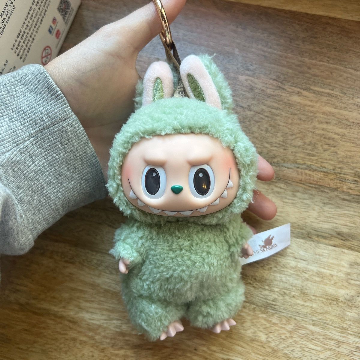 Labucq Labubu keychain green grape exciting macaron Size ONE SIZE - 1 Thumbnail