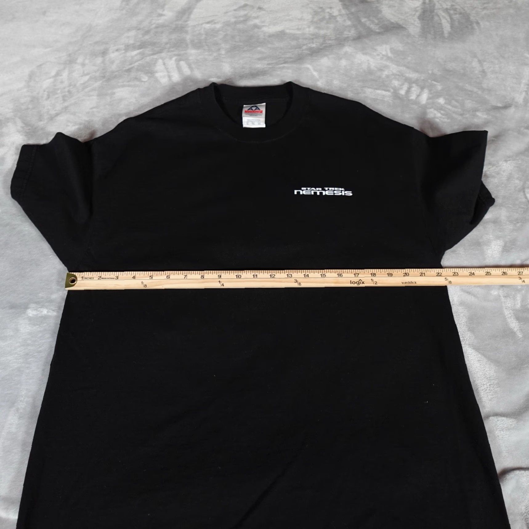 Vintage VINTAGE Star Trek Nemesis Movie Promo T-Shirt Men XL Slim Fit Black Graphic Print 2002 Y2K Size US XL / EU 56 / 4 - 6 Thumbnail