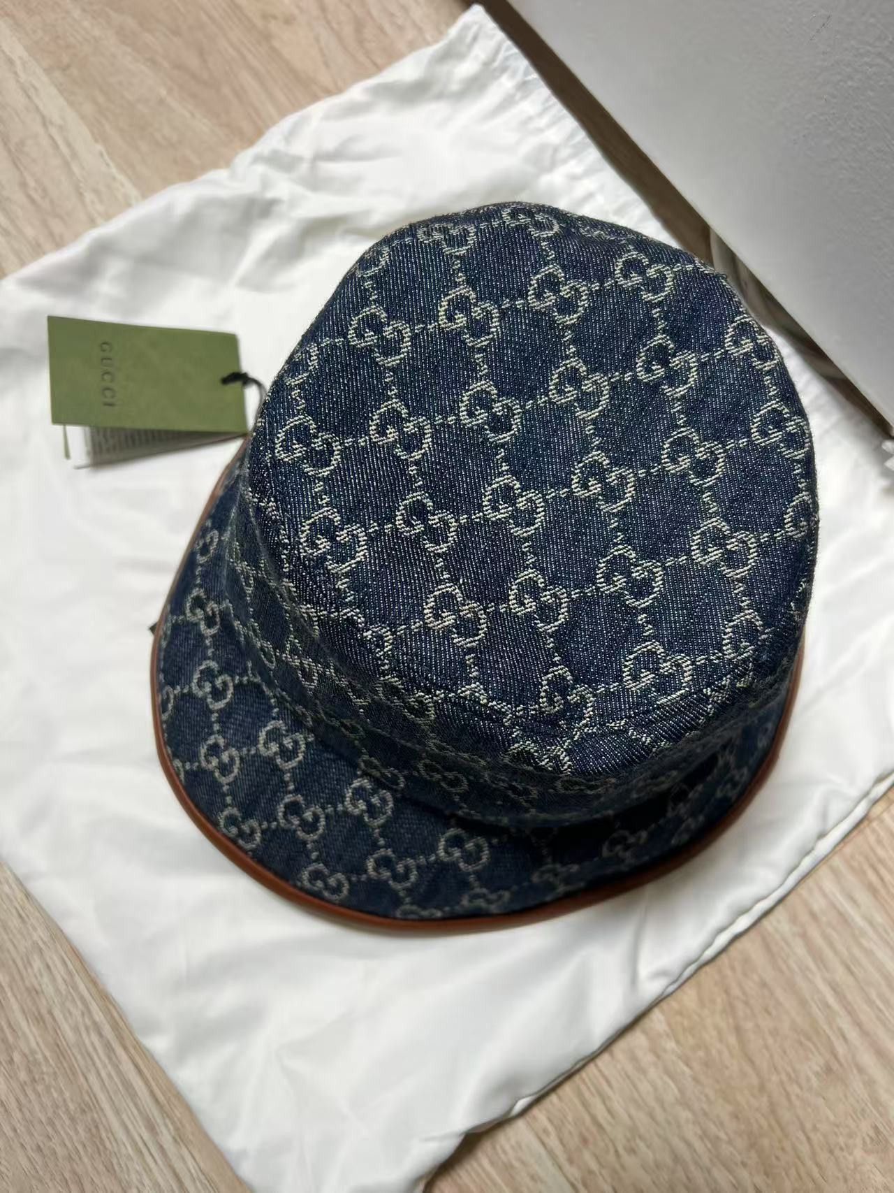 Gucci Gucci GG Denim Bucket Hat Size ONE SIZE - 4 Thumbnail