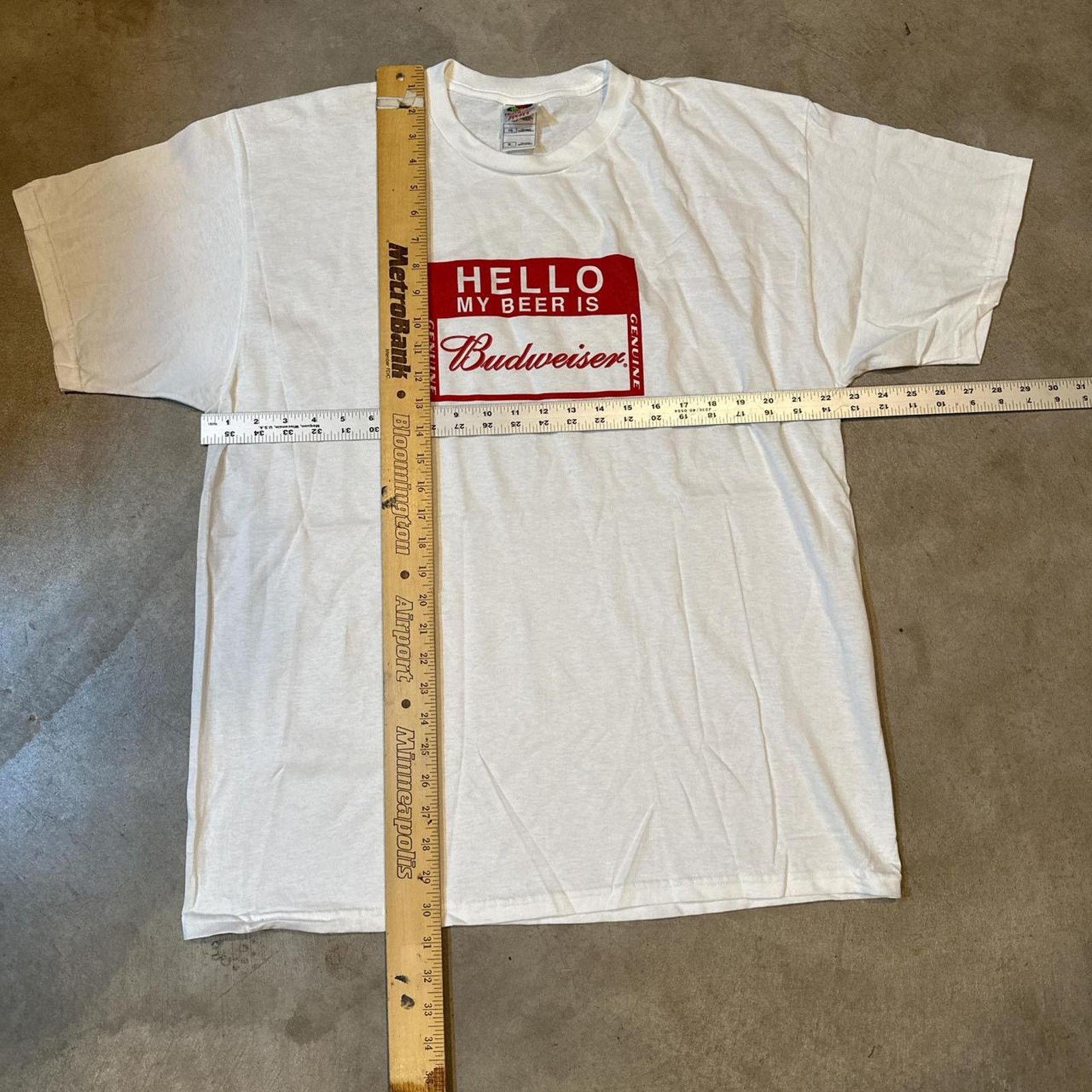 Budweiser Vintage 2007 Budweiser Beer Shirt Size XL Size US XL / EU 56 / 4 - 5 Thumbnail